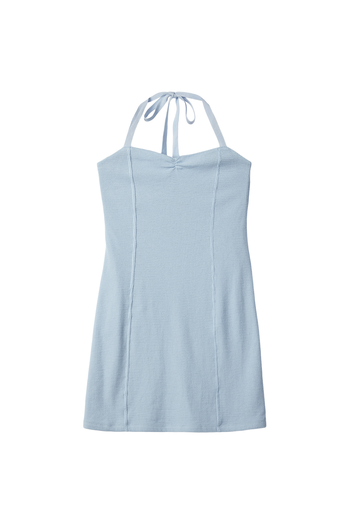 ★韓国人気★Rest&Recreation★RR KNIT MINI DRESS RR SQUARE NECK MINI DRESS - BEIGE - rest and recreation