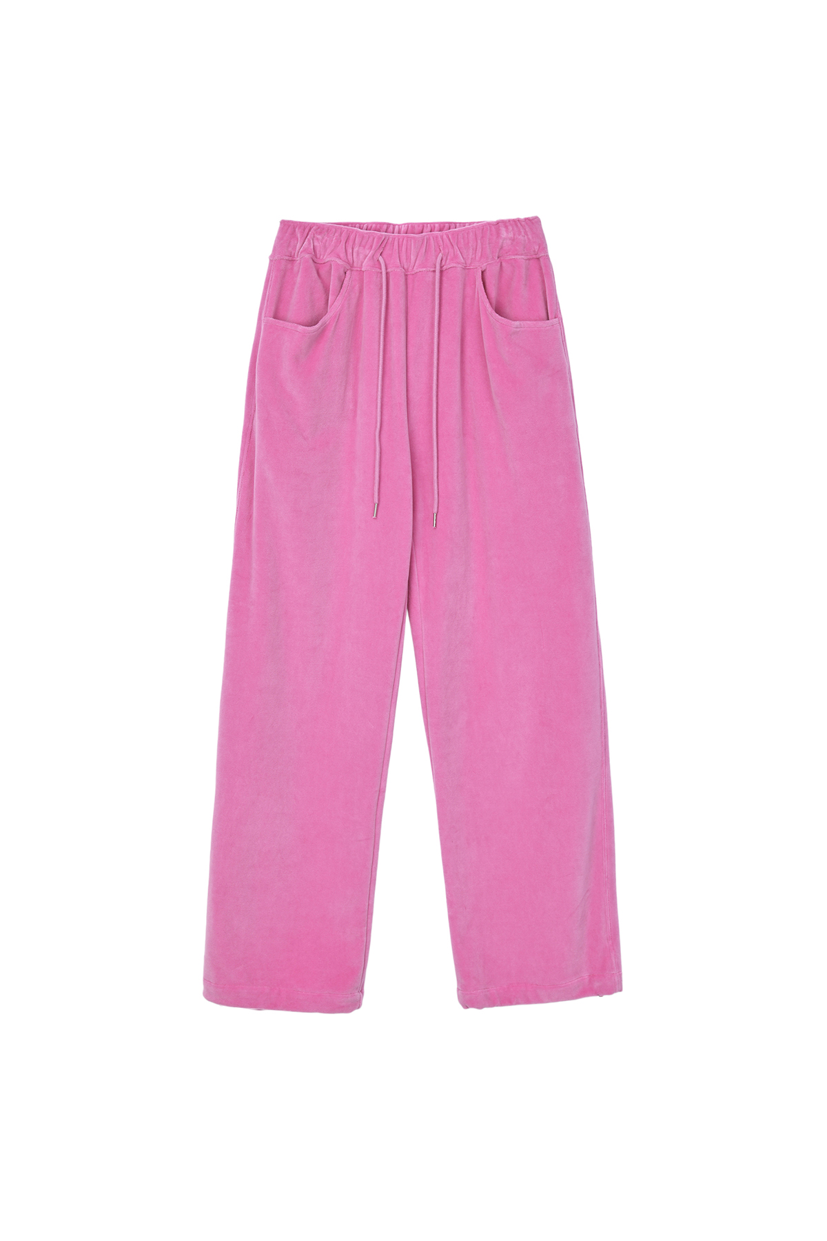 【Rest&Recreation】韓国人気★RR VELVET JOGGER PANTS (S,L) RR VELVET JOGGER PANTS - PINK - rest and recreation
