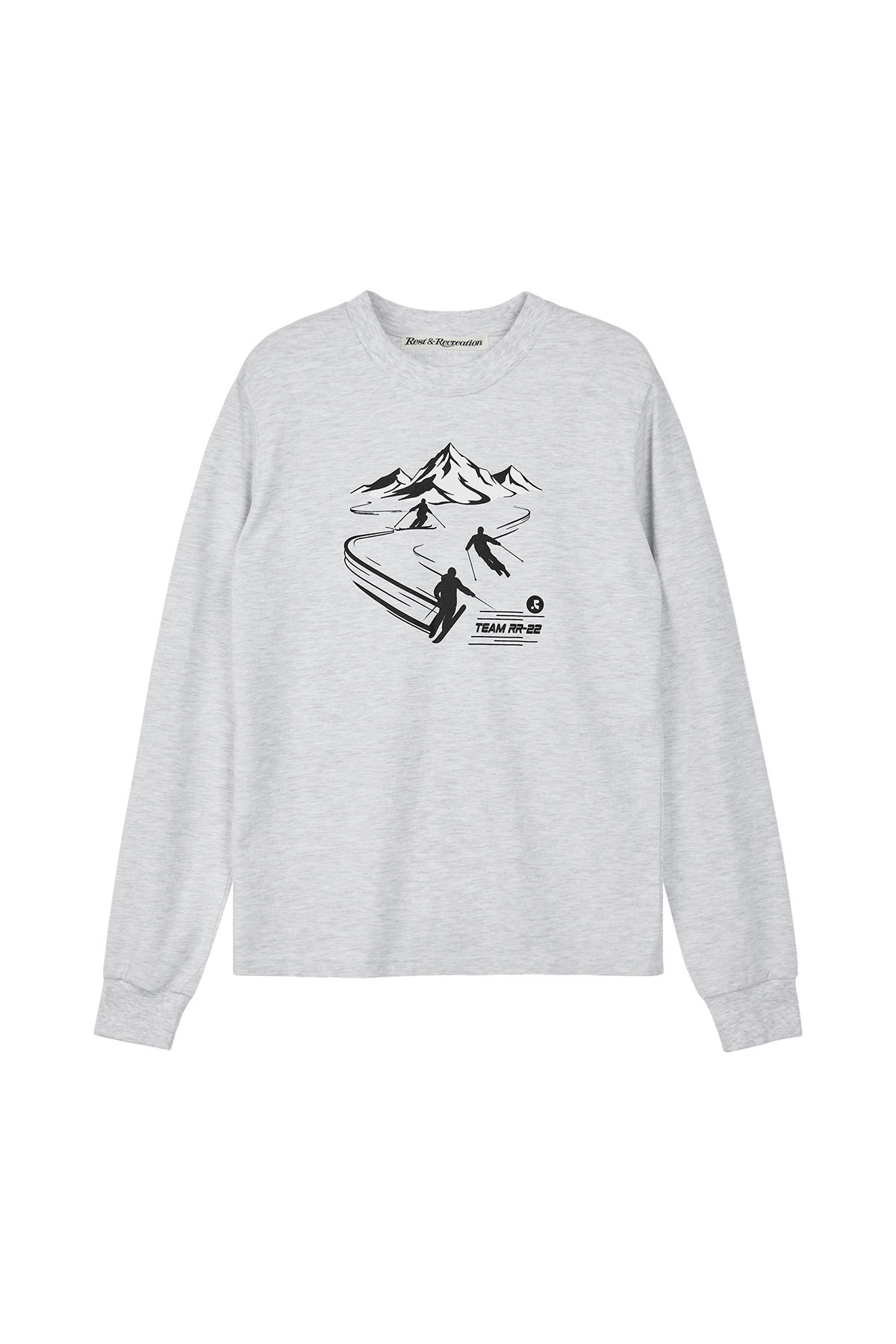 人気★Rest & Recreation★22 TEAM GRAPHIC LONG SLEEVE T-SHIRT 22 TEAM GRAPHIC LONG SLEEVE T-SHIRT - WHITE - rest and