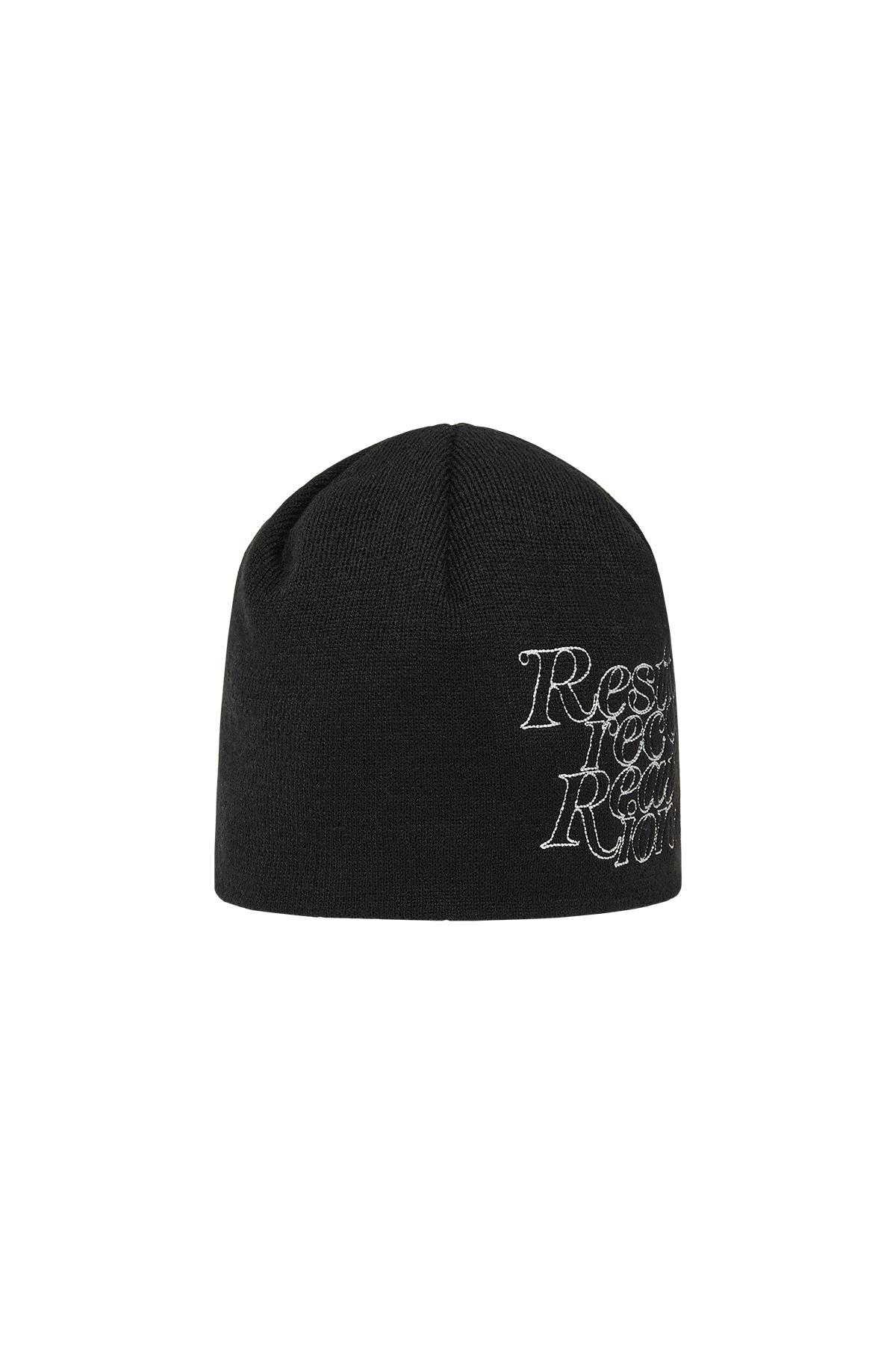 ★韓国人気★Rest & Recreation★STITCH LOGO BEANIE STITCH LOGO BEANIE - BLACK - rest and recreation