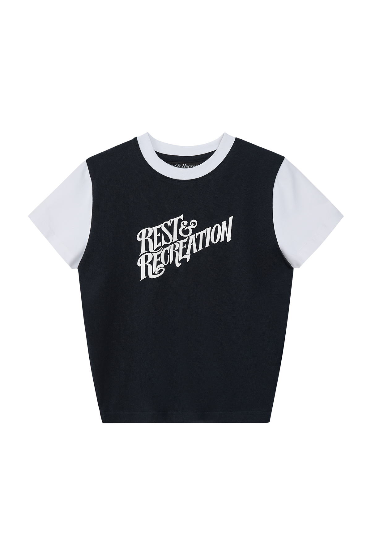 【Rest & Recreation】 WAVE LOGO COLORATION T-SHIRT / 追跡付 WAVE LOGO COLORATION T-SHIRT - NAVY - rest and recreation