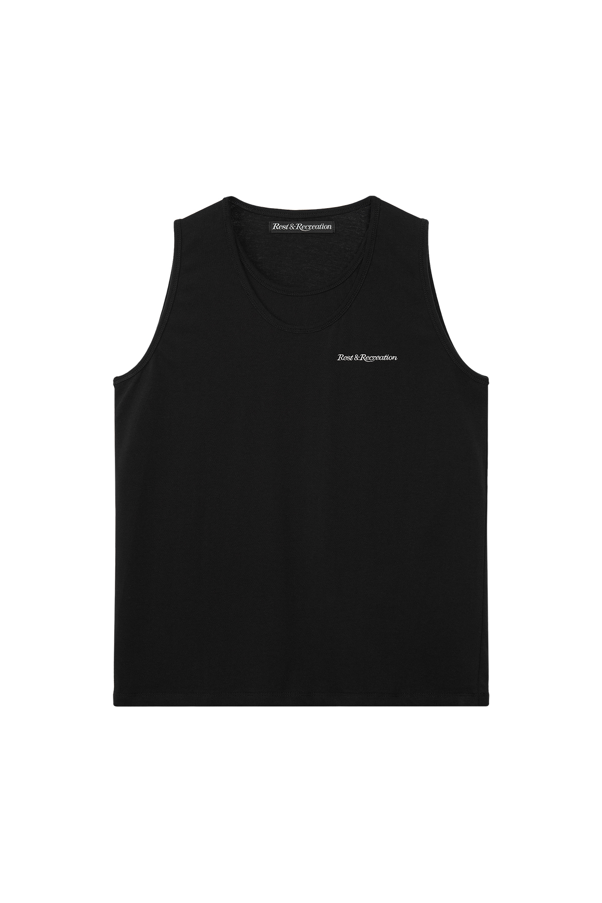 LAYERED TANK TOP - BLACK - rest and recreation