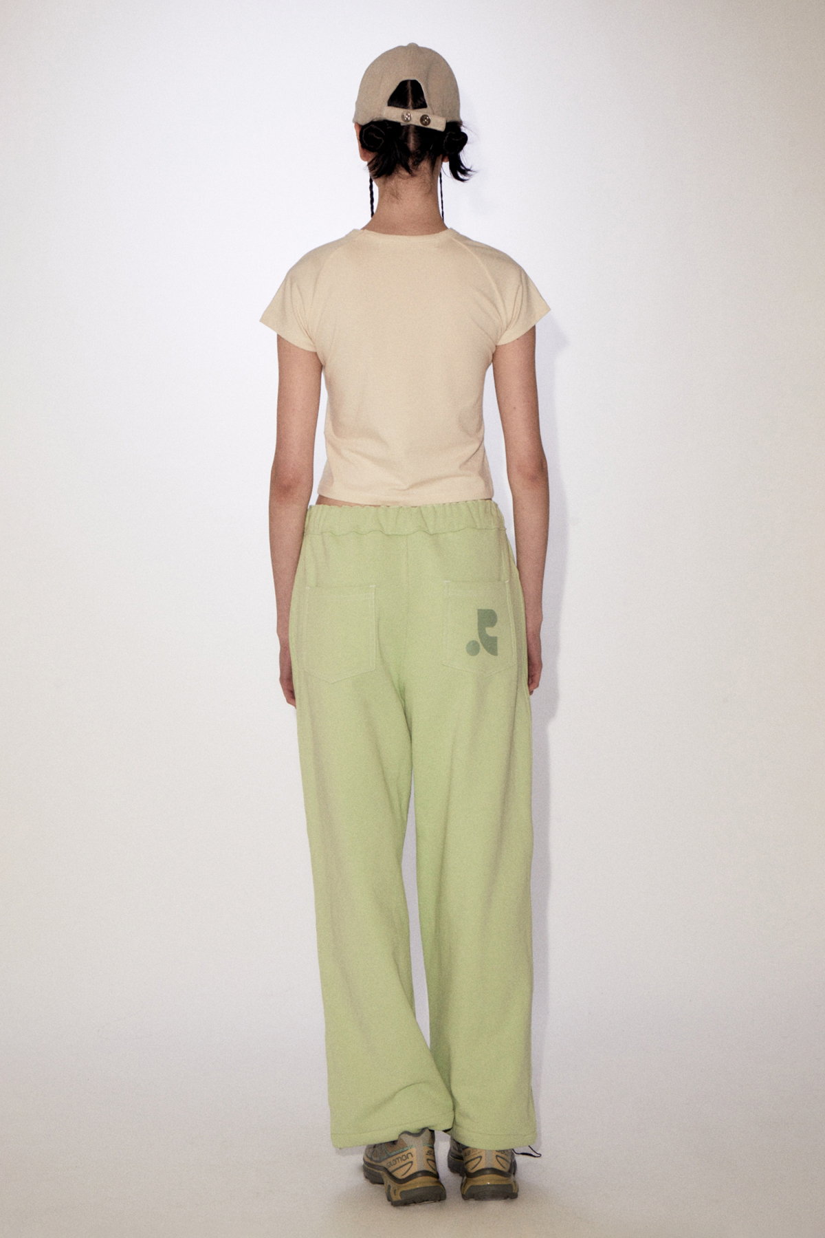 ☆関税込☆Rest&Recreation★RR LOGO STITCH HEAVYWEIGHT PANTS RR LOGO STITCH HEAVYWEIGHT PANTS - YELLOWISH GREEN - rest