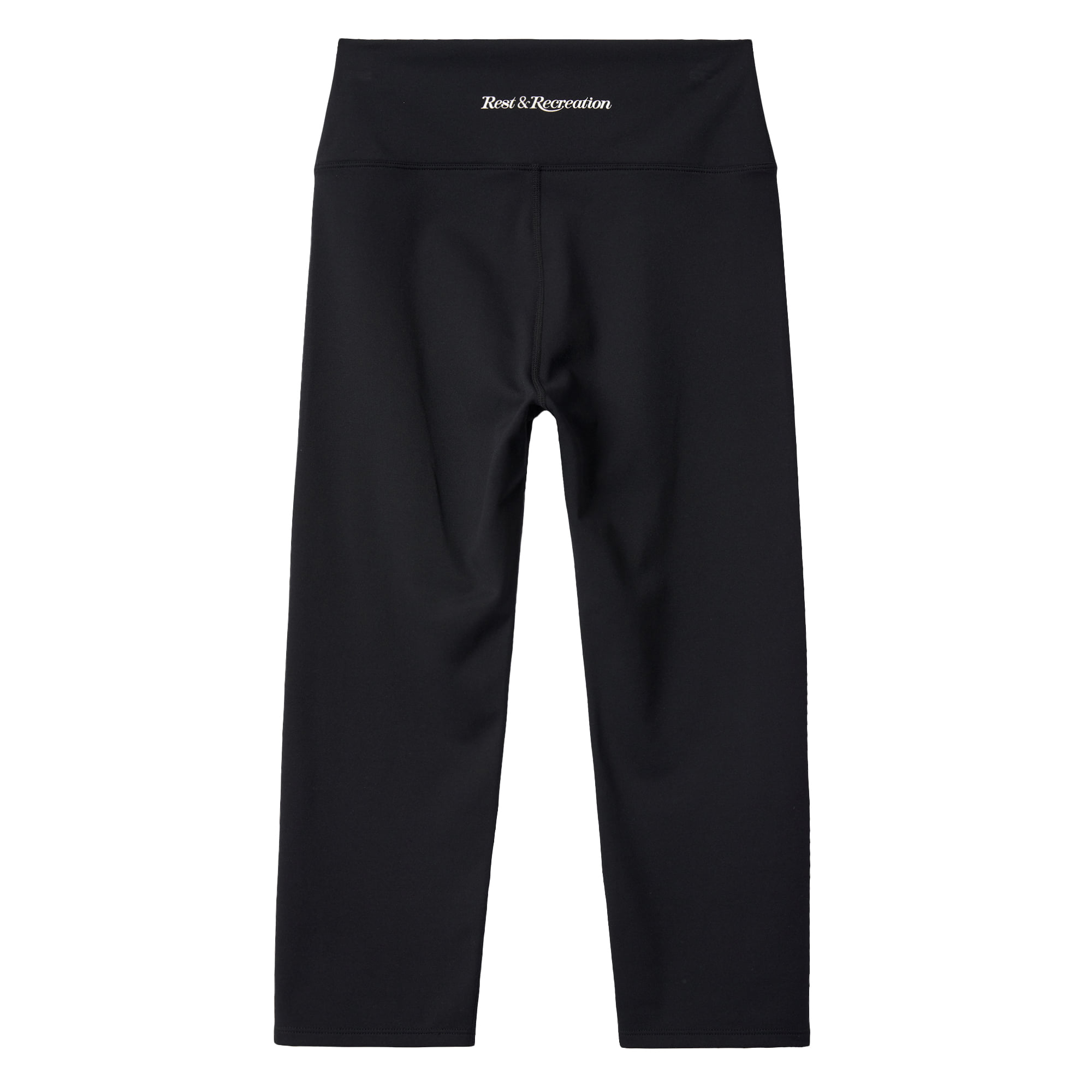 【韓国 Rest & Recreation】RR LOGO CAPRI PANTS - BLACK RR LOGO CAPRI PANTS - BLACK - rest and recreation