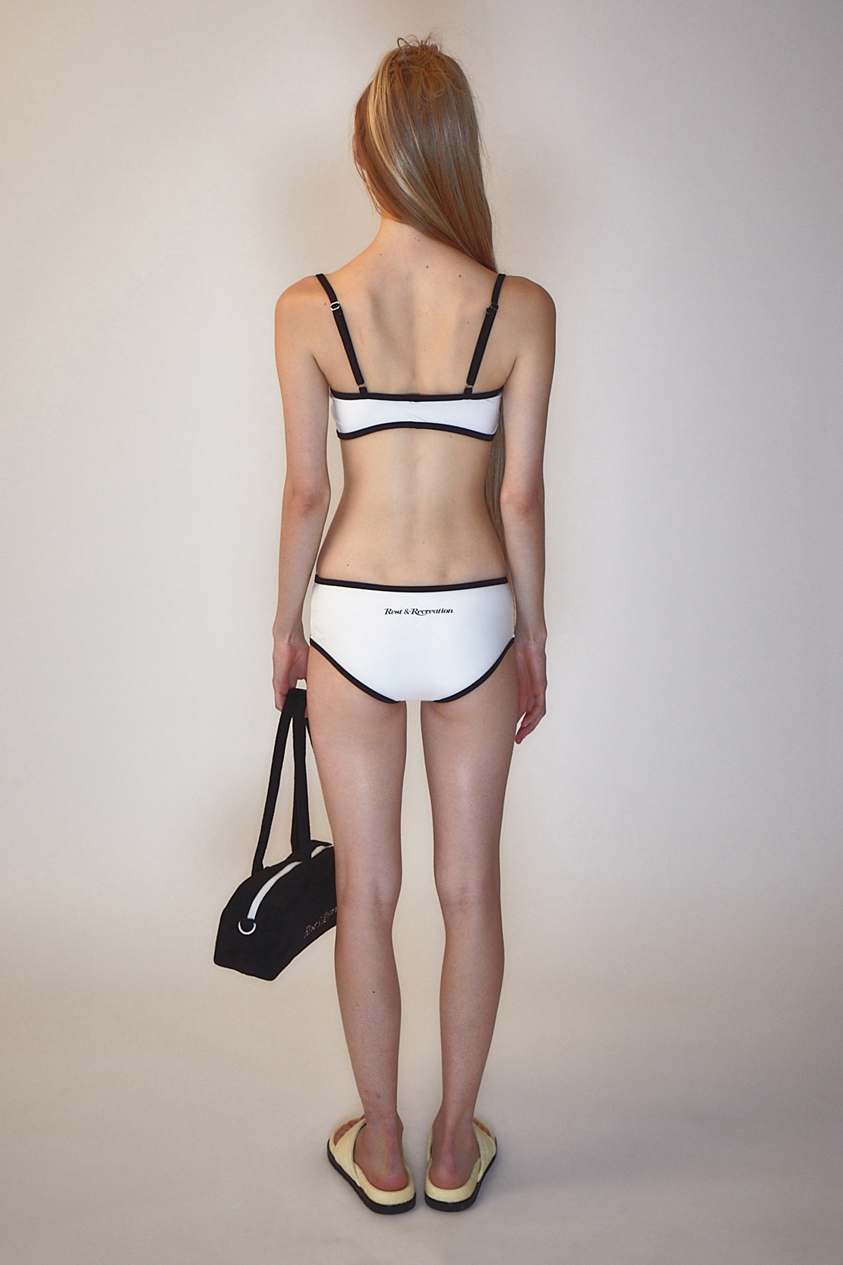 Rest&Recreation☆RR LOGO BIKINI WHITE RR LOGO BIKINI - WHITE - rest and recreation