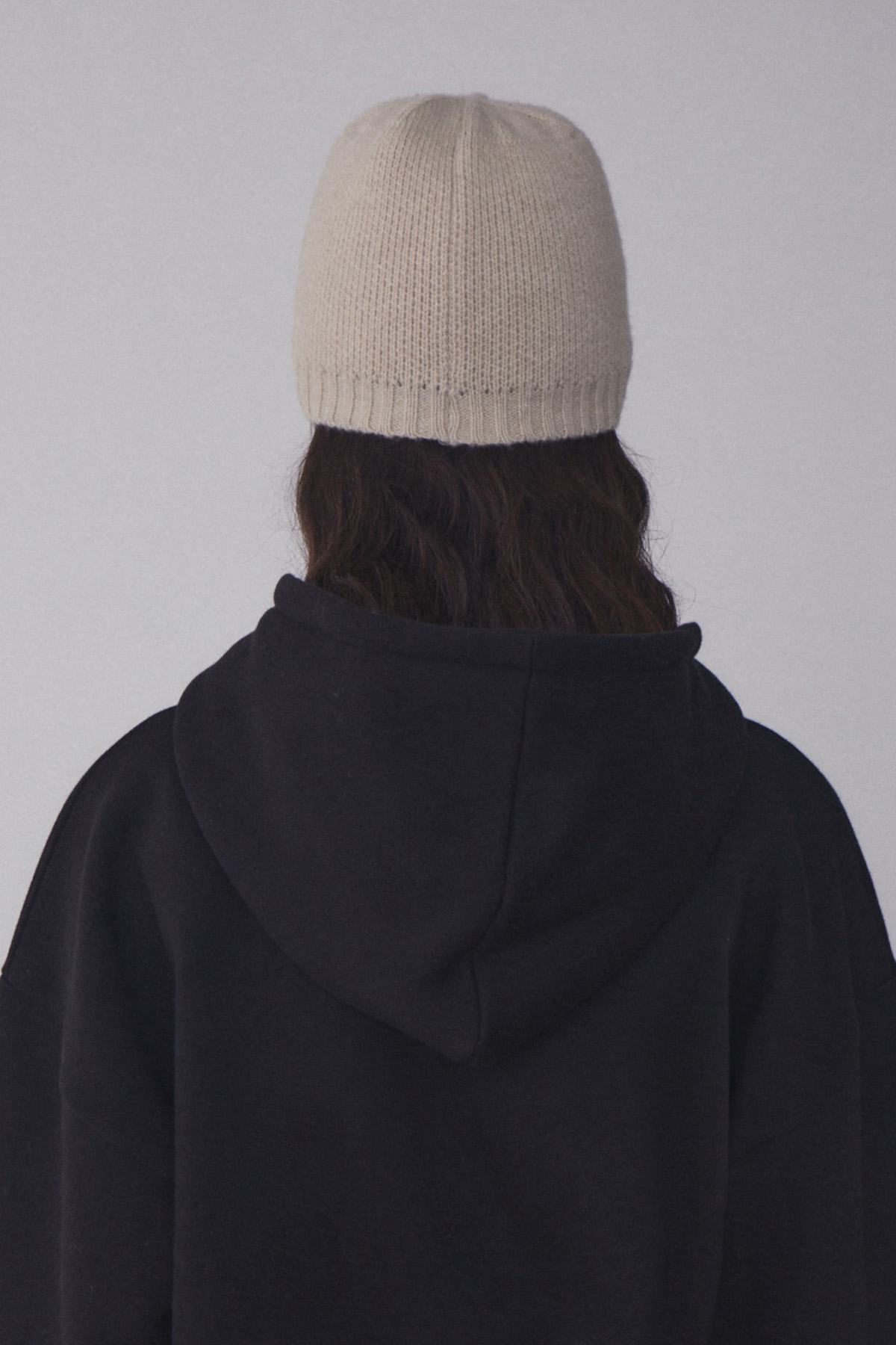 RR LOGO JACQUARD BEANIE - BEIGE - rest and recreation