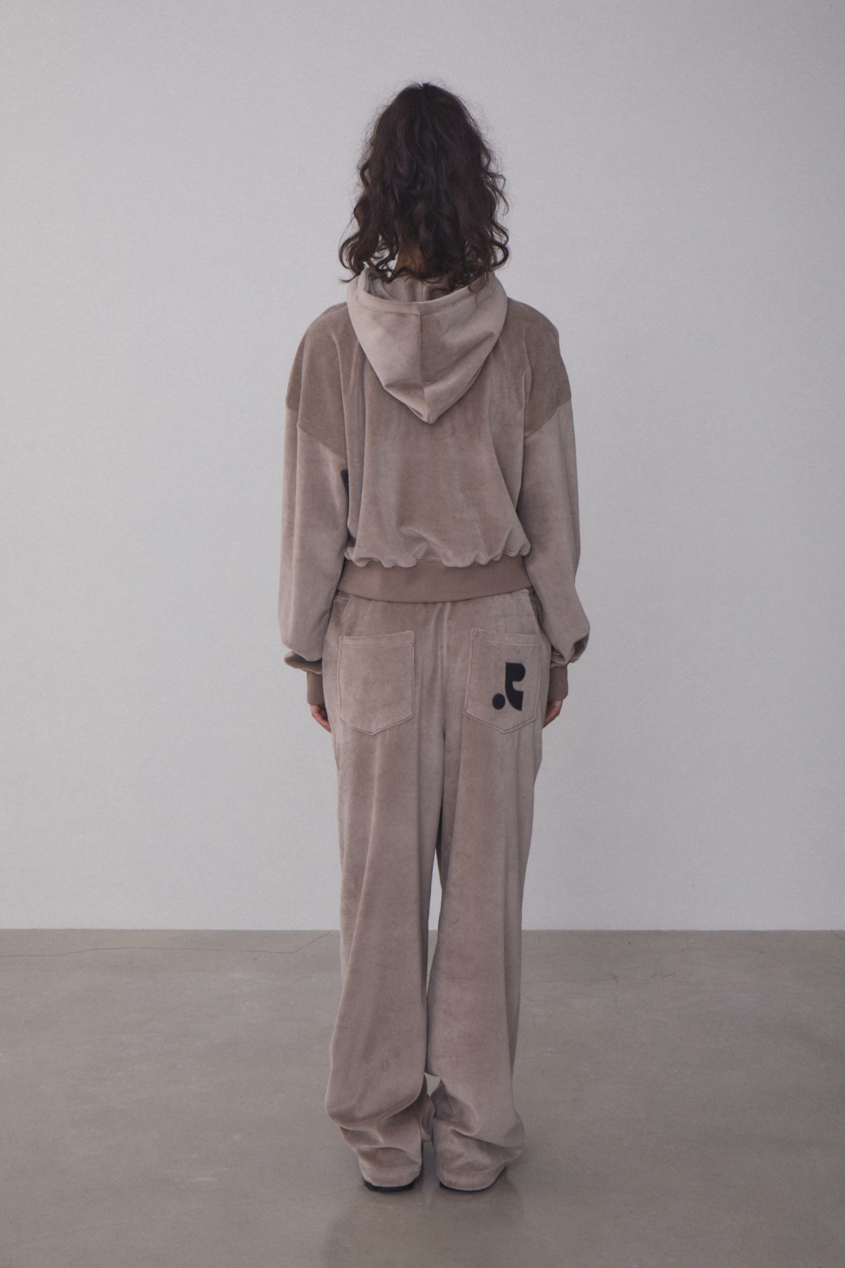 RR VELVET JOGGER PANTS - BEIGE - rest and recreation RR VELVET JOGGER PANTS - BEIGE - rest and recreation