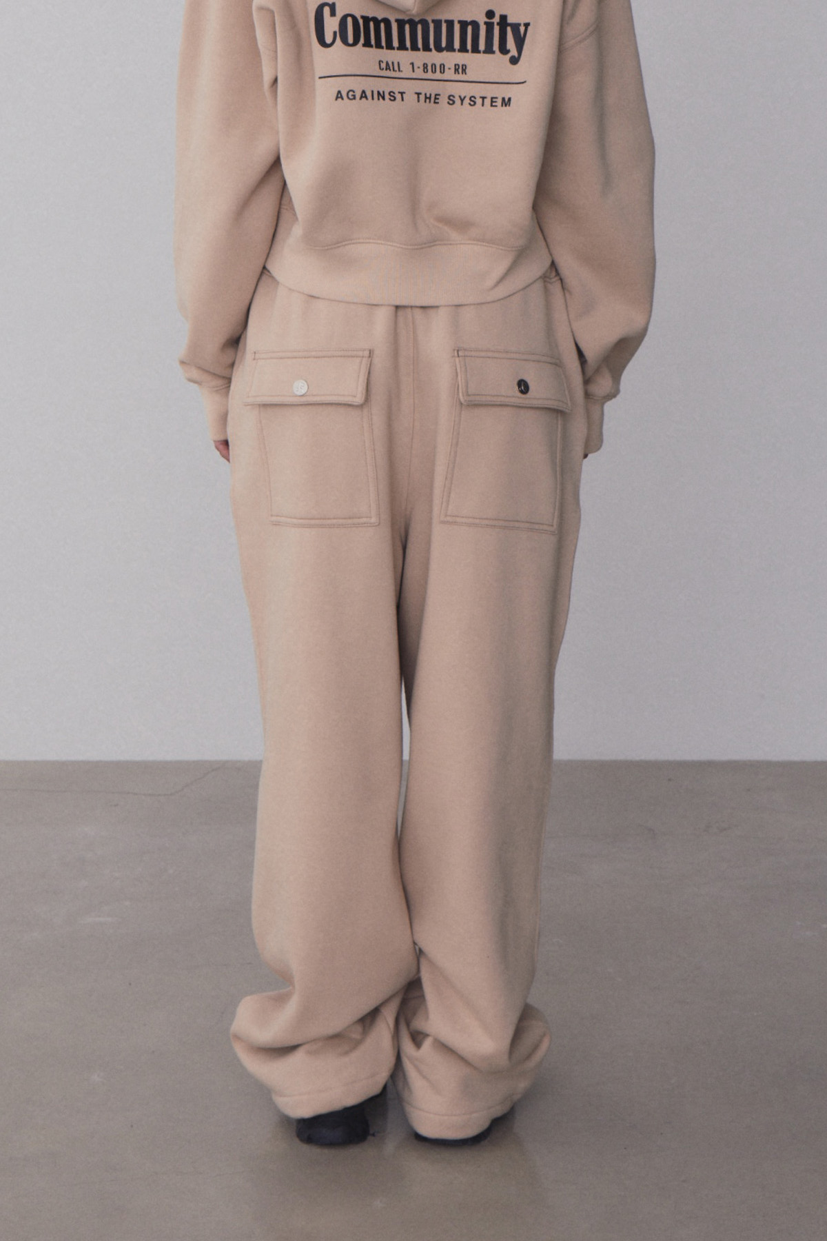 RR STITCH JOGGER PANTS - BEIGE - rest and recreation
