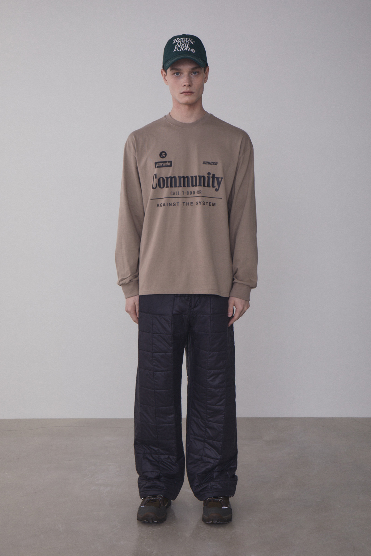 【Rest&Recreation】韓国人気★ RR QUILTED PANTS ☆韓国人気☆Rest & Recreation☆RR QUILTED PANTS ボトムス