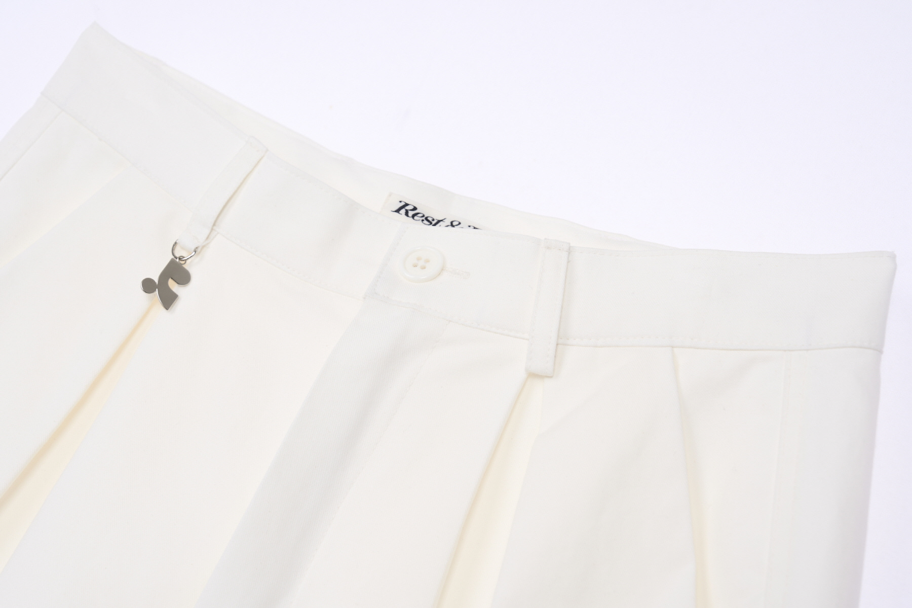 パンツ Rest & Recreation RR PLEATED SHORTS 4BKS296 RR PLEATED SHORTS - CHARCOAL - rest and recreation