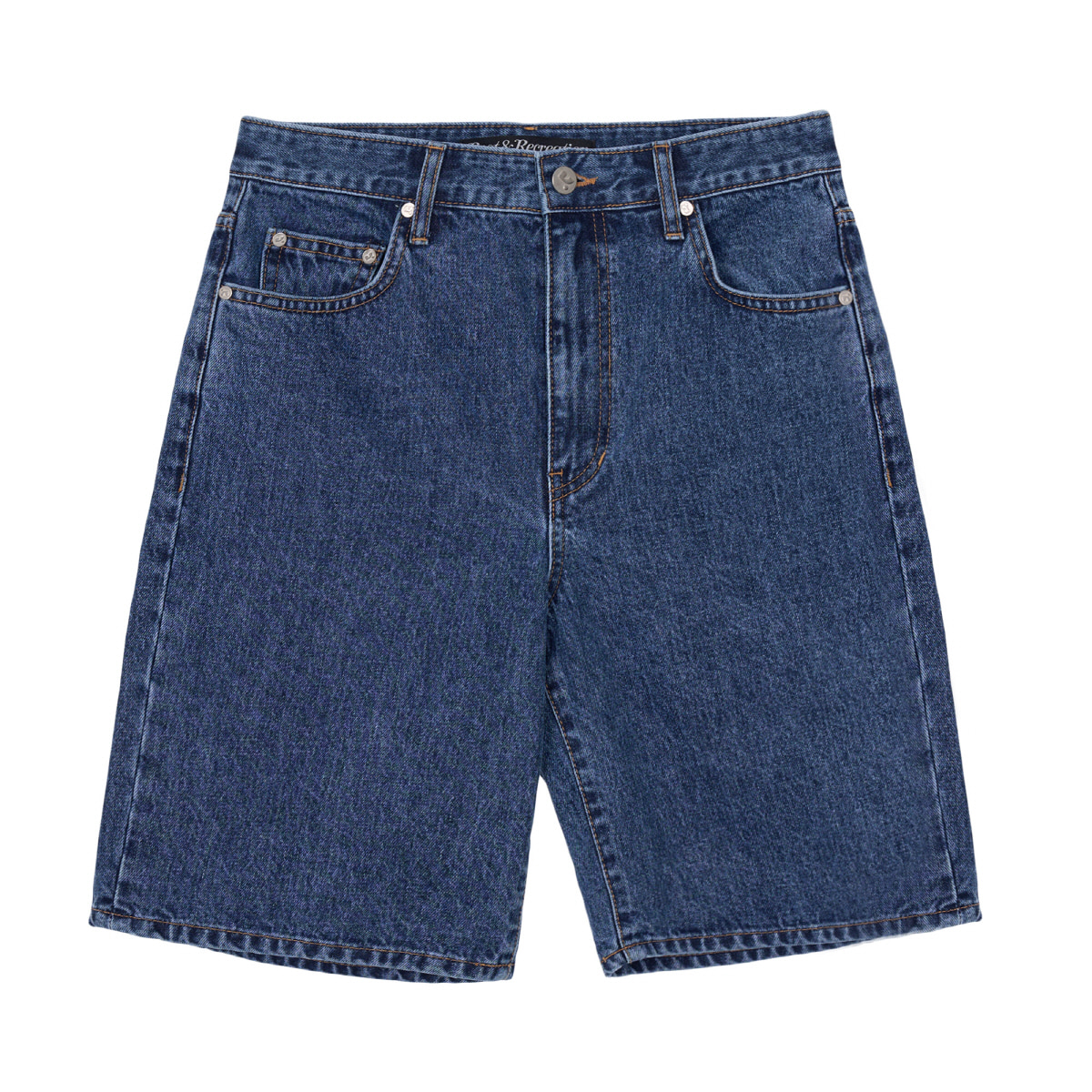 パンツ Rest & Recreation RR PLEATED SHORTS 4BKS296 RR DENIM SHORTS - BLUE - rest and recreation