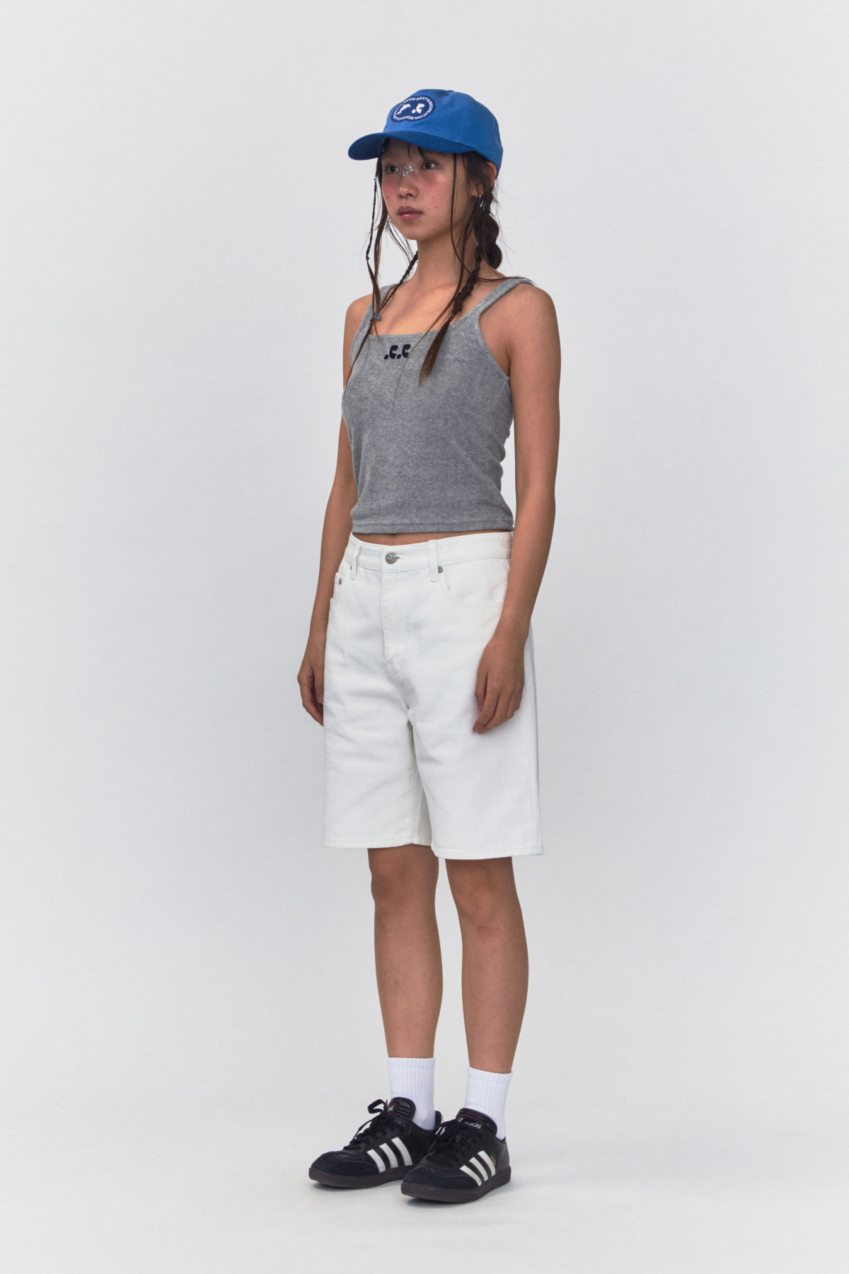 関税/送料込★Rest&Recreation★RR DENIM SHORTS RR DENIM SHORTS - WHITE - rest and recreation