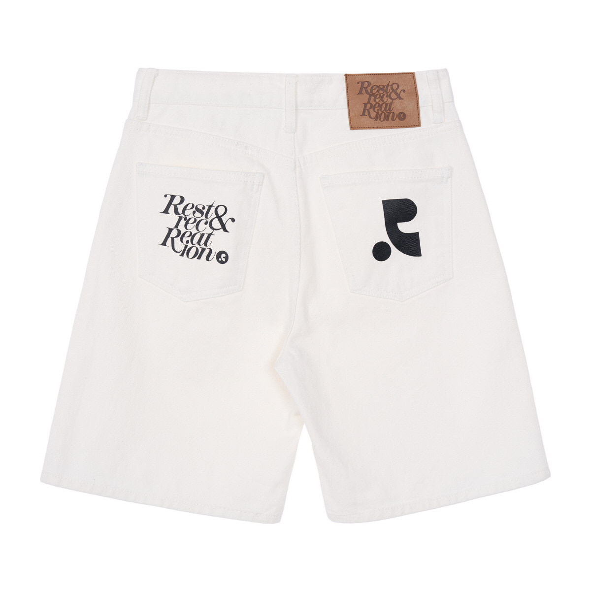 ★韓国人気★Rest & Recreation★RR DENIM SHORTS RR DENIM SHORTS - BLUE - rest and recreation