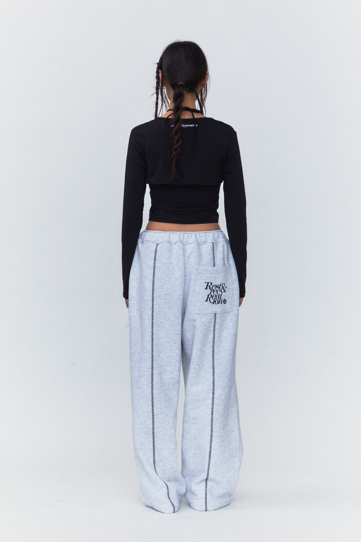 パンツ Rest & Recreation RR COLORATION SWEATPANTS (LIGHT GREY) RR COLORATION SWEATPANTS - LIGHT GREY - rest and recreation