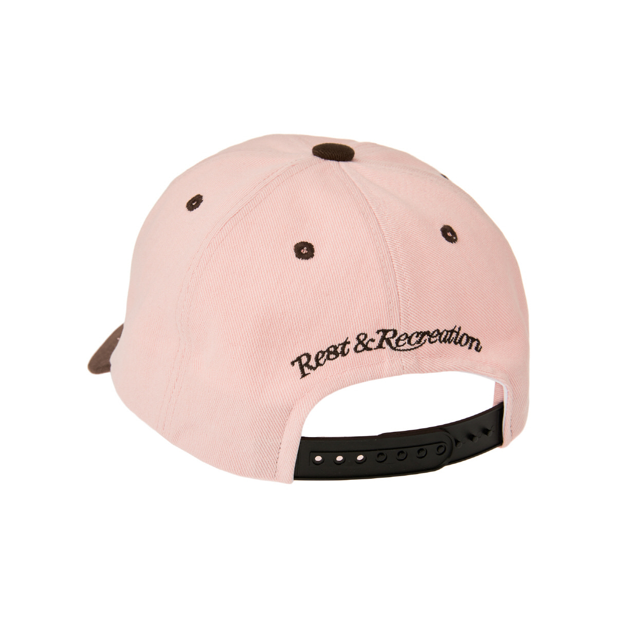 RR NEW LOGO PATCH BALL CAP - PINK - rest and recreation