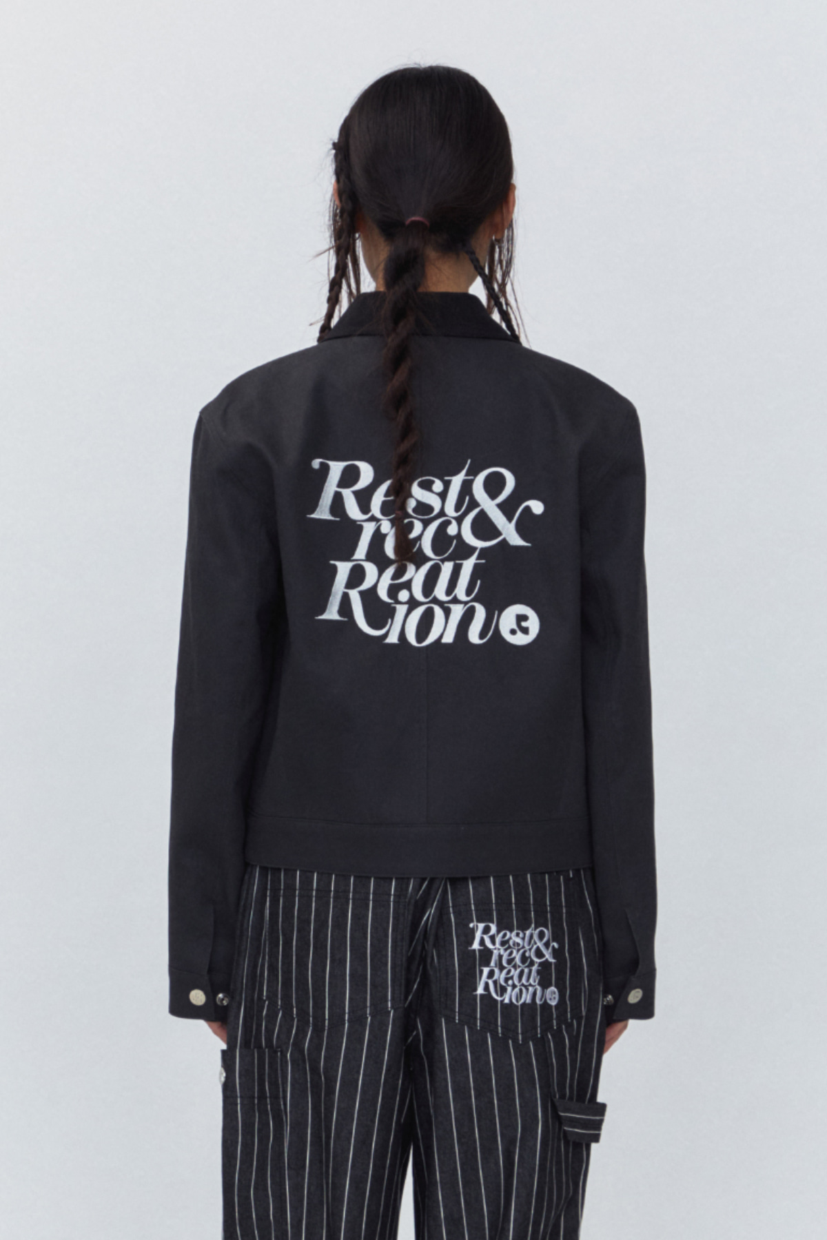 [Rest&Recreation] RR PATCH COTTON JACKET ジャケット★追跡可 Rest&Recreation] RR PATCH COTTON JACKET ジャケット☆追跡可