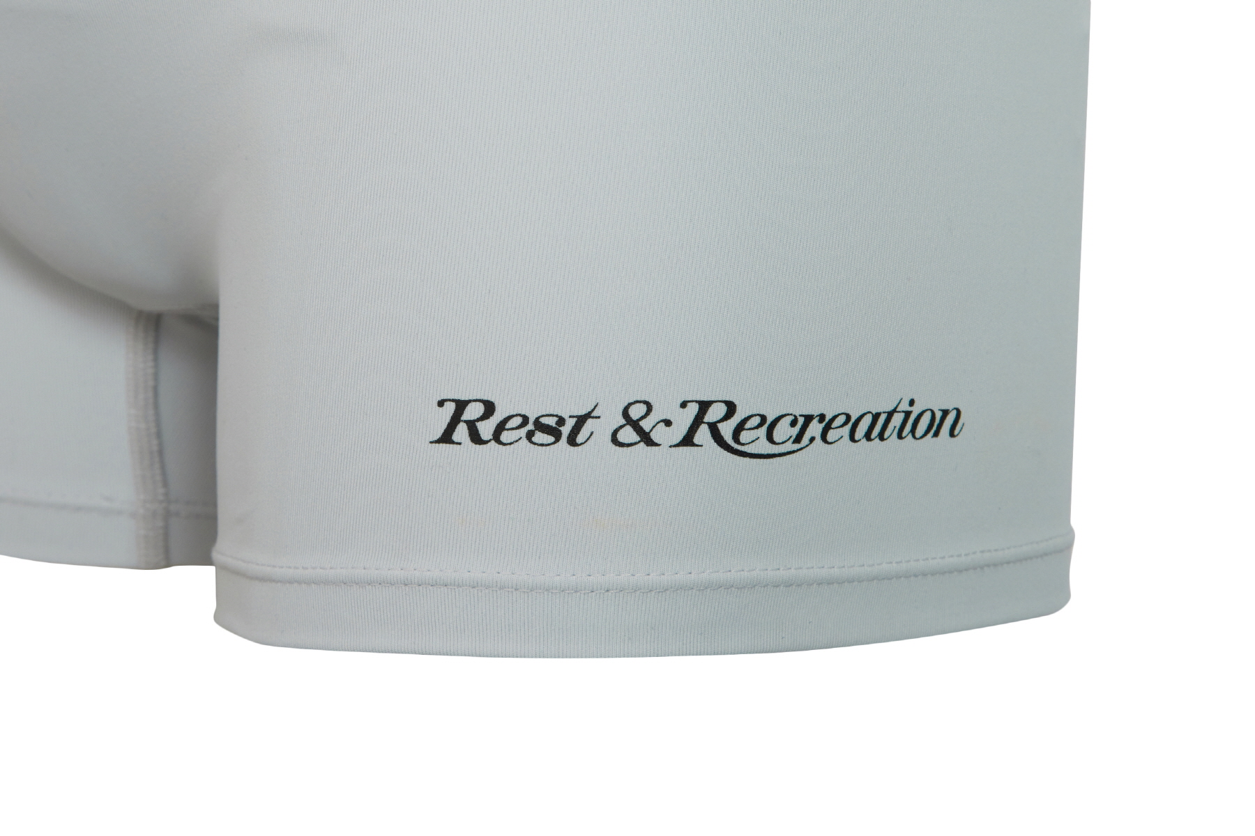 LOGO TOP + SHORTS SET - GREY - rest and recreation