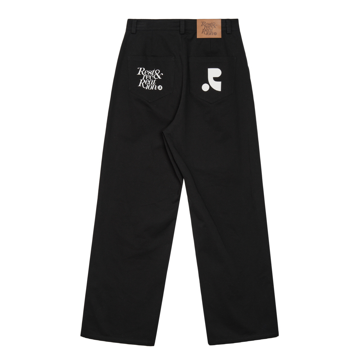 パンツ Rest & Recreation LOGO COTTON PANTS (BLACK) LOGO COTTON PANTS - BLACK - rest and recreation