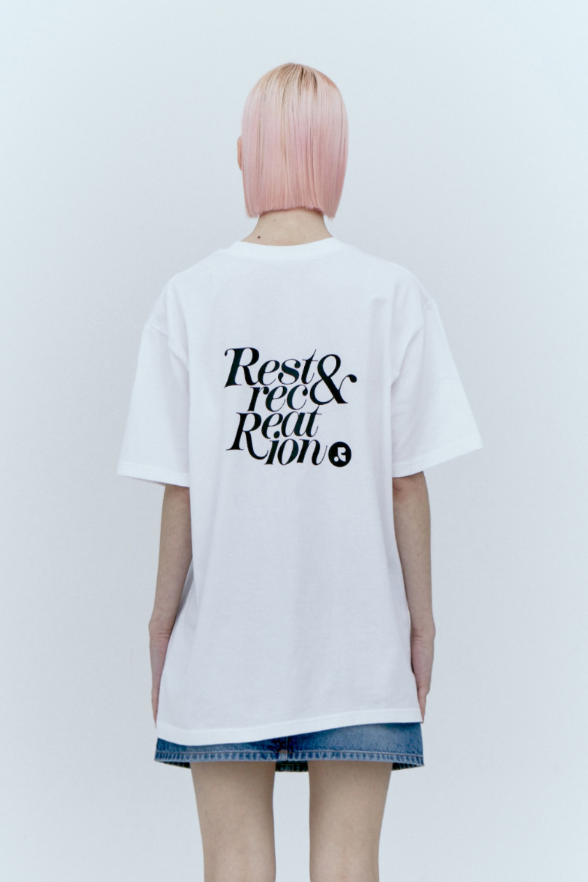 POCKET CREWNECK T-SHIRT - WHITE - rest and recreation