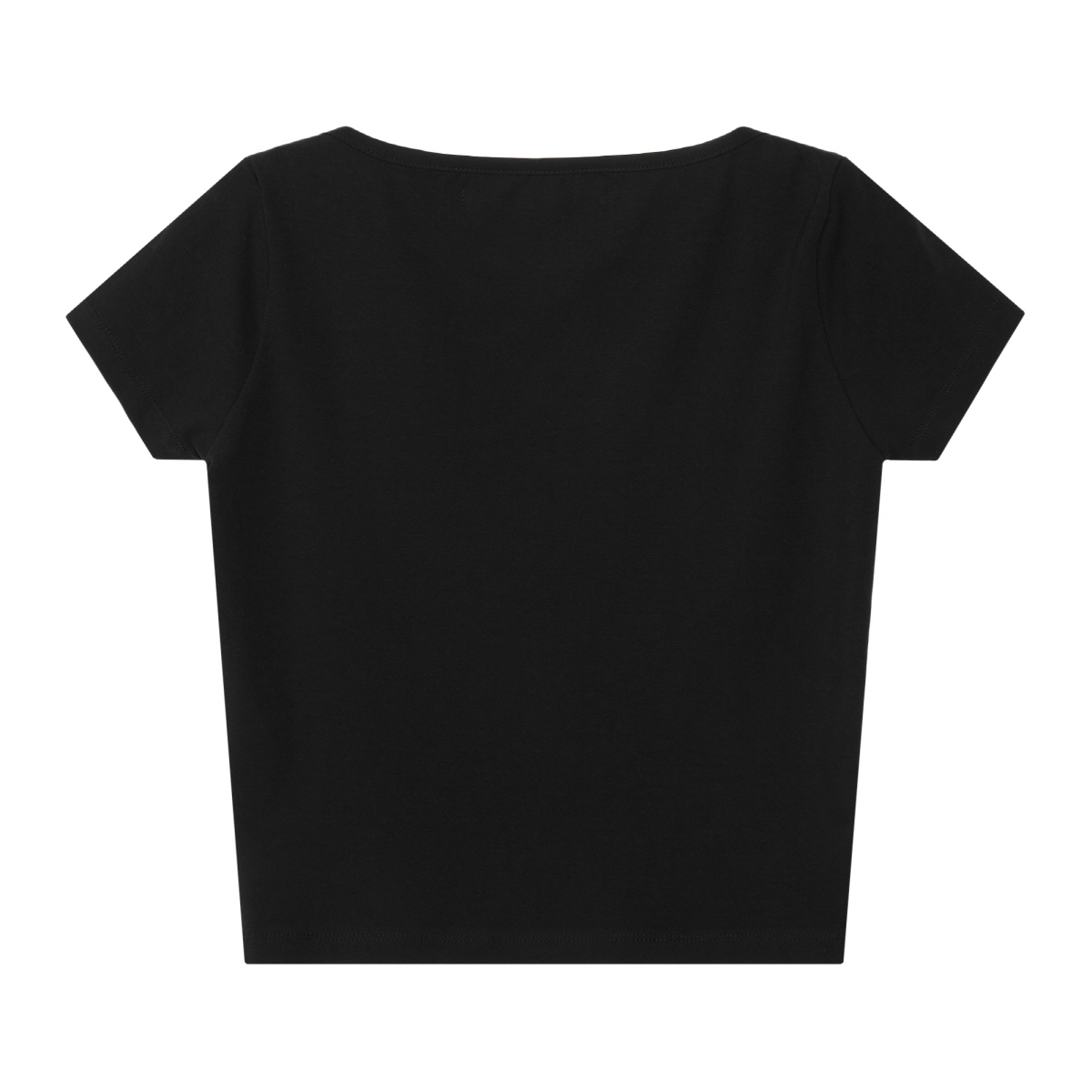 韓国人気【Rest & Recreation】 LOGO LIP NECK T-SHIRT 全2色 LOGO LIP NECK T-SHIRT - BLACK - rest and recreation