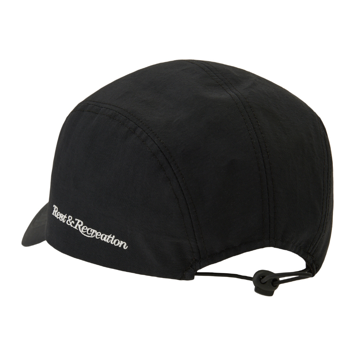 NYLON CAMP CAP - BLACK - rest and recreation