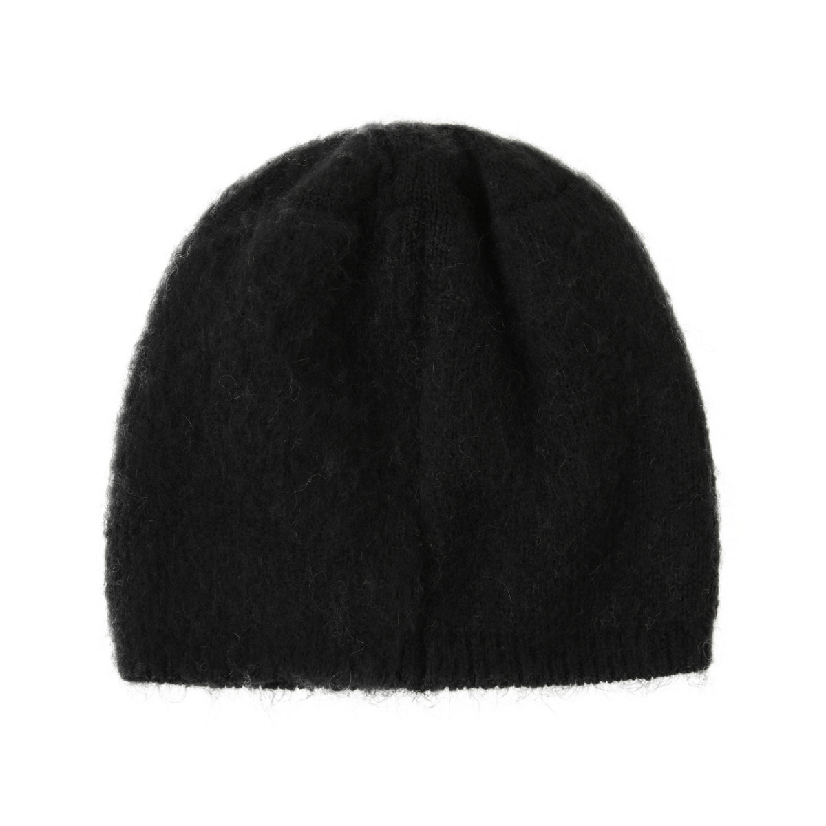 24AW【REST&RECREATION】MOHAIR JACQUARD BEANIE MOHAIR JACQUARD BEANIE - BLACK - rest and recreation