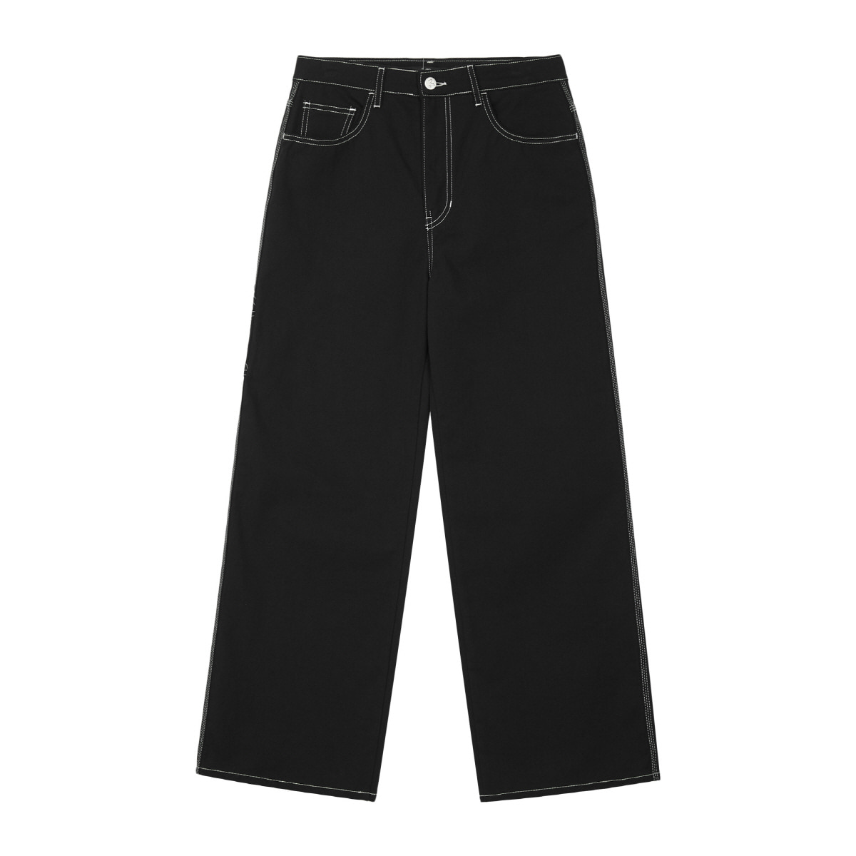 STITCH CARPENTER PANTS - BLACK - rest and recreation