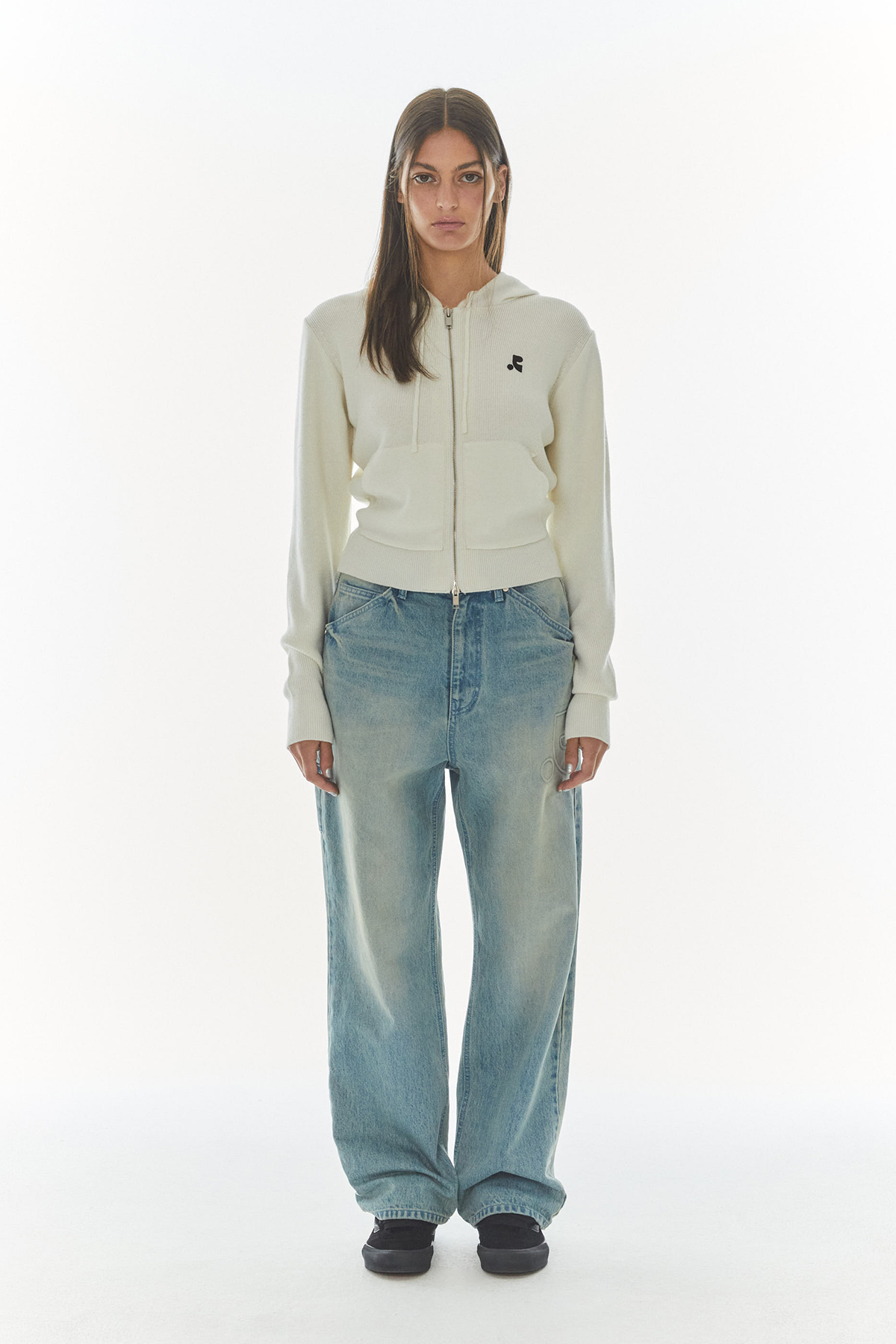 ☆Rest & Recreation Logo Ambo Denim Pants デニムパンツ☆ LOGO AMBO DENIM PANTS - LIGHT BLUE - rest and recreation