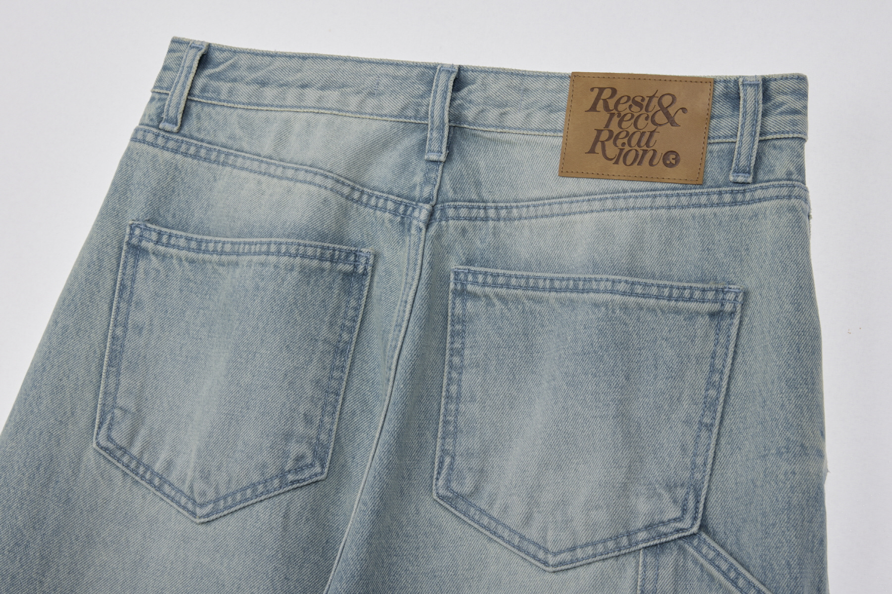 ☆Rest & Recreation Logo Ambo Denim Pants デニムパンツ☆ Rest & Recreation】 LOGO AMBO DENIM PANTS / 追跡付 (Rest