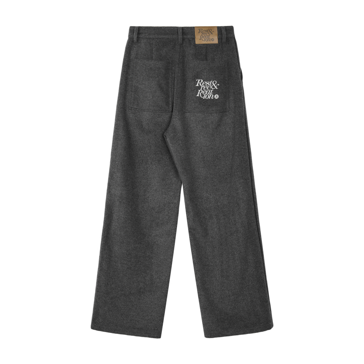 関税/送料込★Rest&Recreation★PIPING WOOL PANTS PIPING WOOL PANTS - GREY - rest and recreation