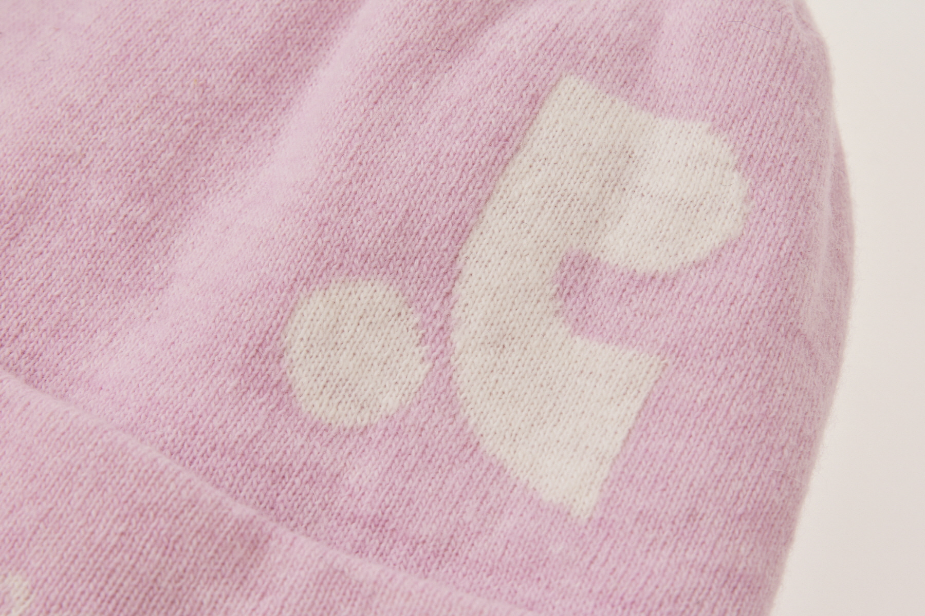 LOGO FOLDING BEANIE - PINK - rest and recreation