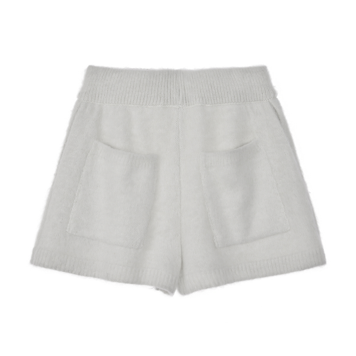 ★韓国人気★Rest & Recreation★HAIRY KNIT SHORTS RR243PT001GY20_2.jpg