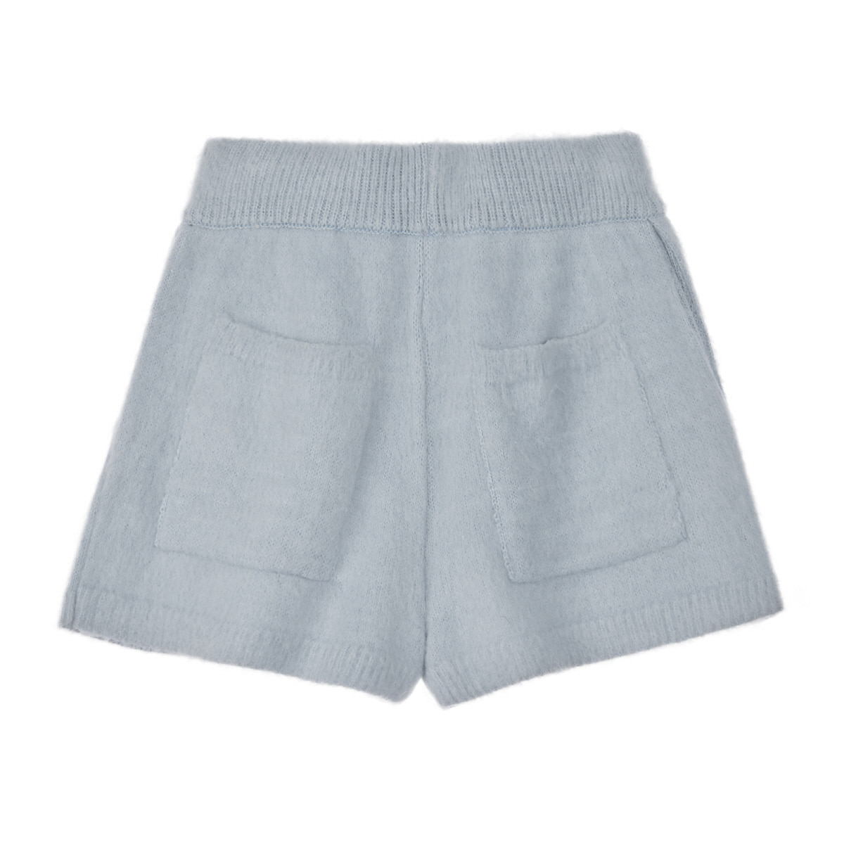 ショートパンツ Rest & Recreation HAIRY KNIT SHORTS 4BFK978 HAIRY KNIT SHORTS - SKY BLUE - rest and recreation