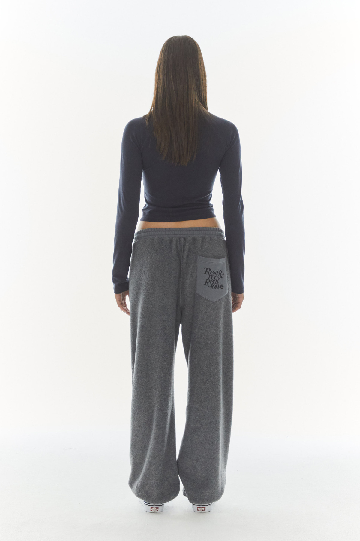 COLORATION FLEECE JOGGER PANTS - GREY - rest and recreation