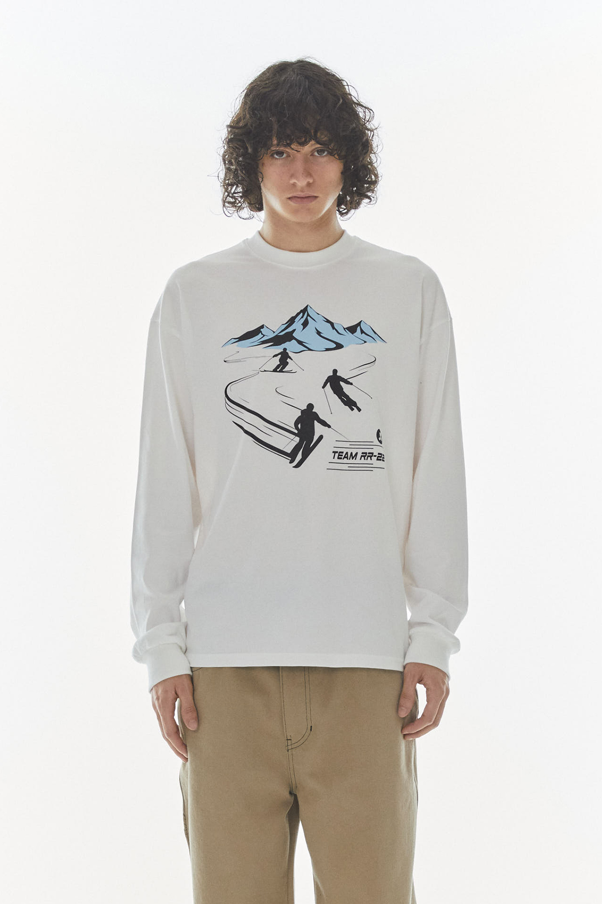 22 TEAM GRAPHIC LONG SLEEVE T-SHIRT - WHITE - rest and
