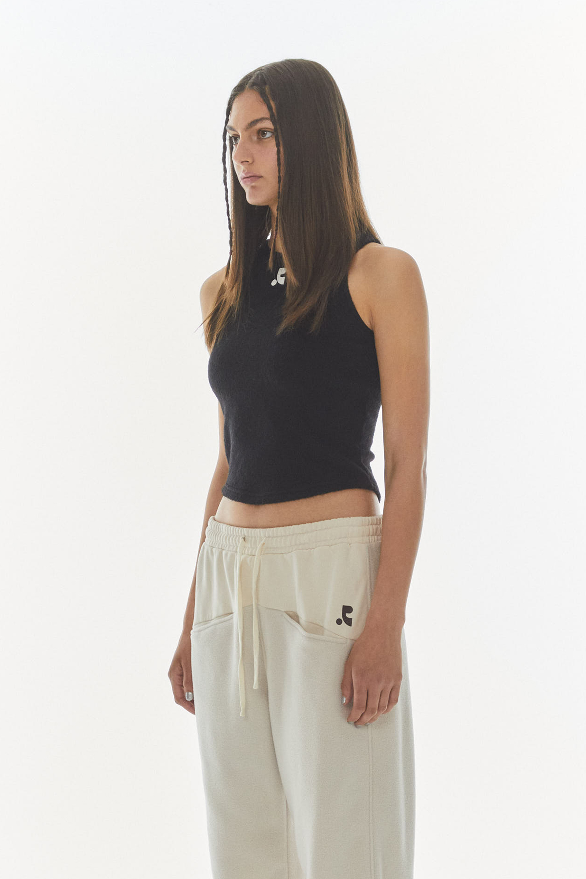 RR(Rest & Recreation) / hairy knit tank top | J