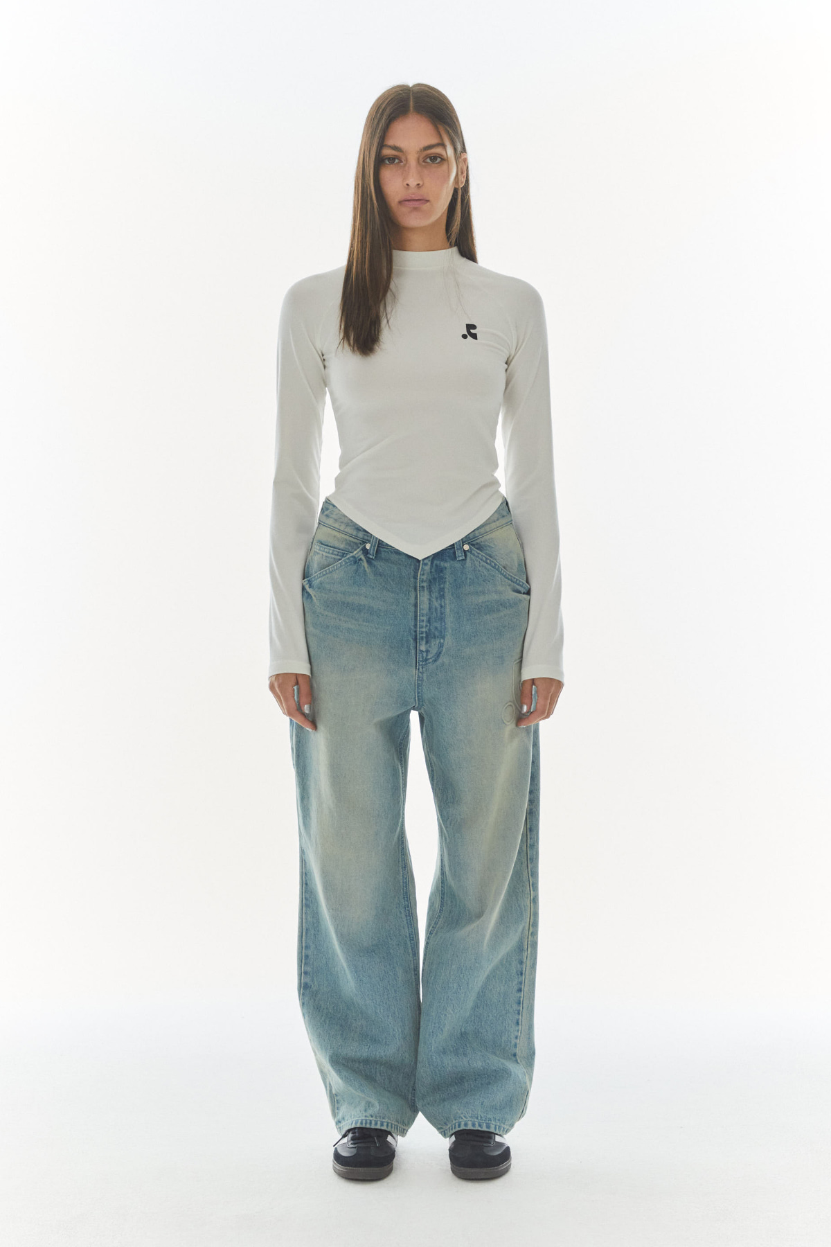 【Rest & Recreation】 ARROW POINT LONG SLEEVE ARROW POINT LONG SLEEVE - WHITE - rest and recreation