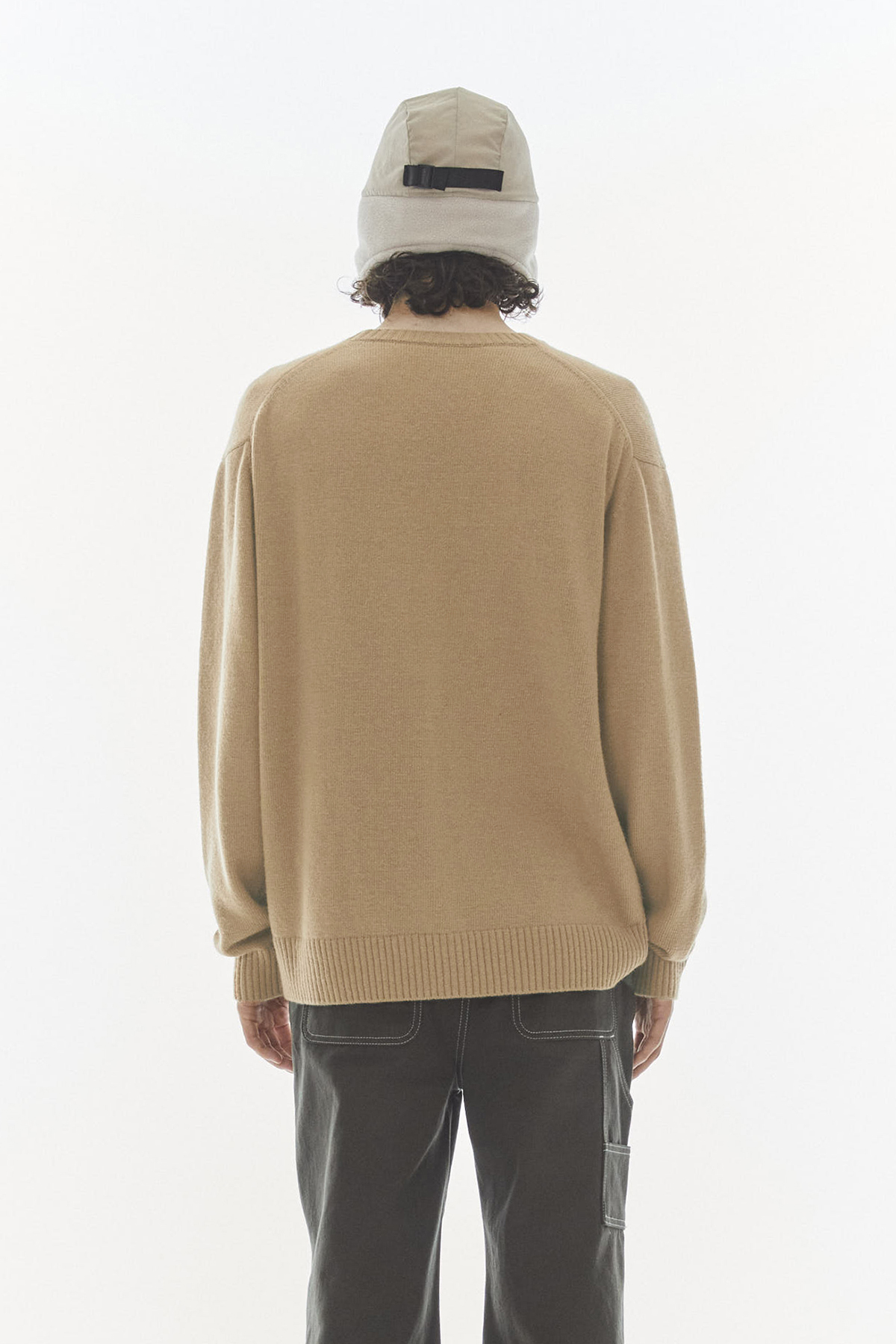 Rest&Recreation☆JACQUARD KNIT TOP（3color） Ny Collection Plus Size 3/4 Roll Tab Zip Front Jacquard Knit