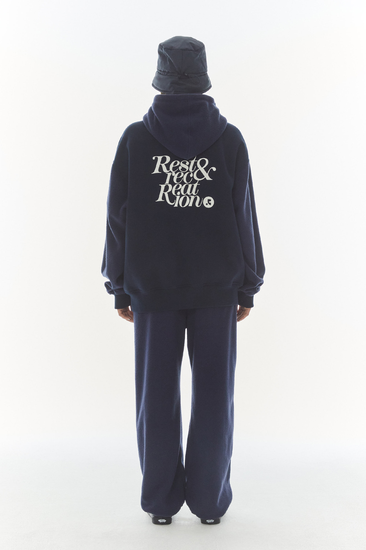 【Rest & Recreation】COLORATION FLEECE HOOD ZIP-UP COLORATION FLEECE HOOD ZIP-UP - NAVY - rest and recreation
