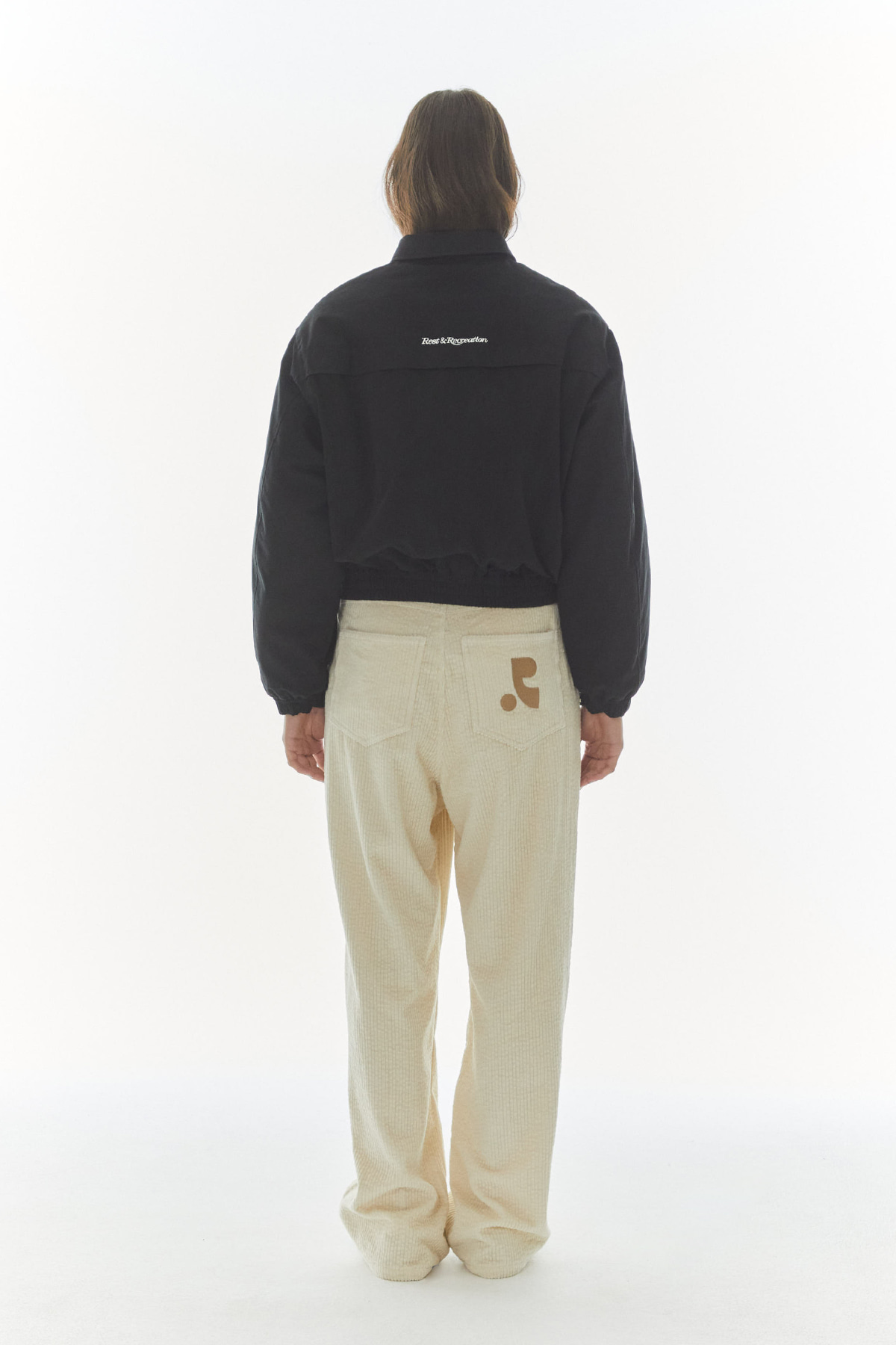 QUILTED BOMBER JACKET - BLACK - rest and recreation