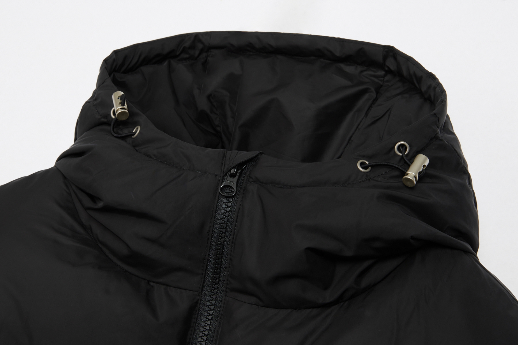 2WAY HOOD DOWN JACKET - BLACK - rest and recreation