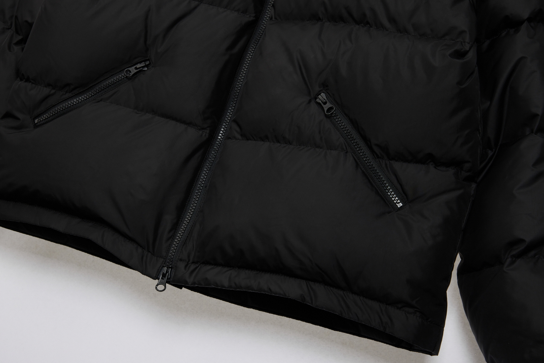 ☆人気☆【Rest&Recreation】☆2WAY HOOD DOWN JACKE.T☆ 2WAY HOOD DOWN JACKET - BLACK - rest and recreation