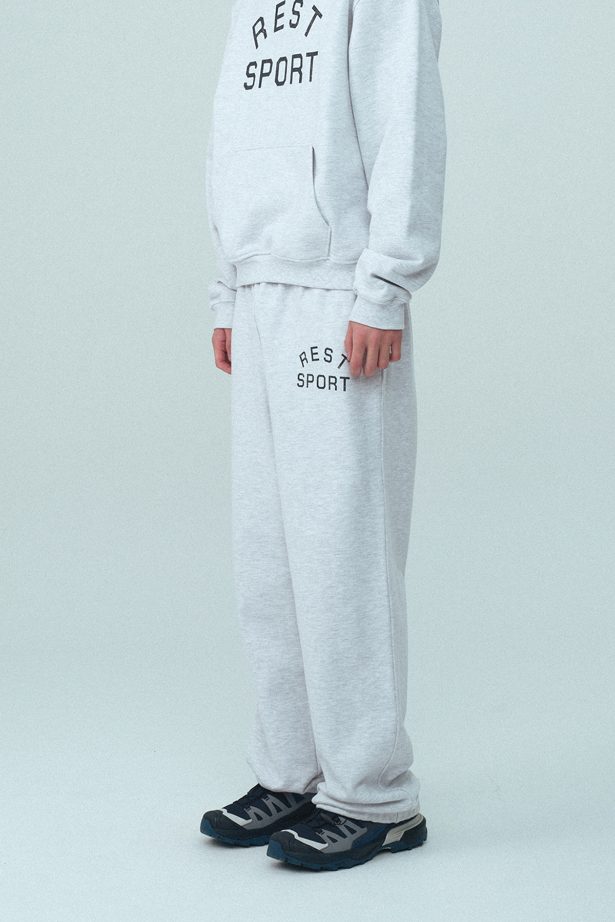パンツ Rest & Recreation RS SWEAT PANTS (LIGHT GREY) RS SWEAT PANTS - LIGHT GREY - rest and recreation