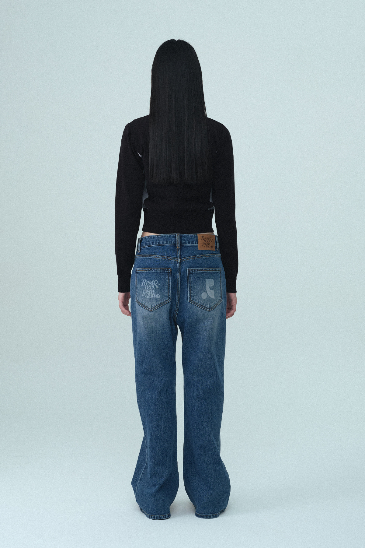 【Rest & Recreation】 WIDE FLARE JEANS 3色 WIDE FLARE JEANS - BLUE - rest and recreation