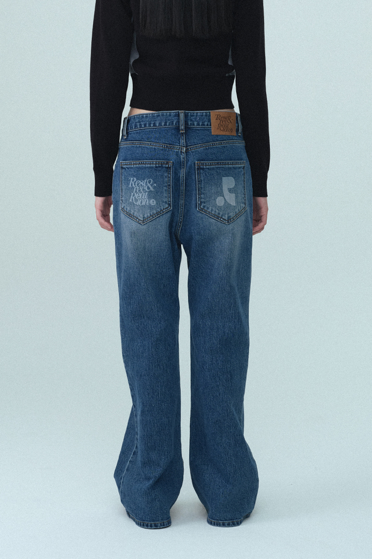 【Rest & Recreation】 WIDE FLARE JEANS ★送料・関税込★ WIDE FLARE JEANS - WHITE - rest and recreation