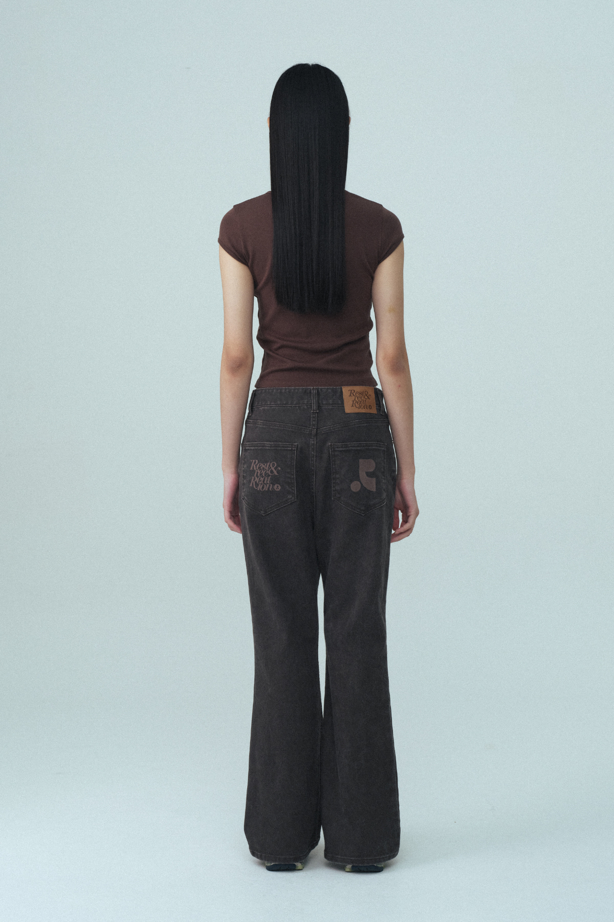 ★韓国人気★Rest & Recreation★WIDE FLARE JEANS WIDE FLARE JEANS - BLUE - rest and recreation