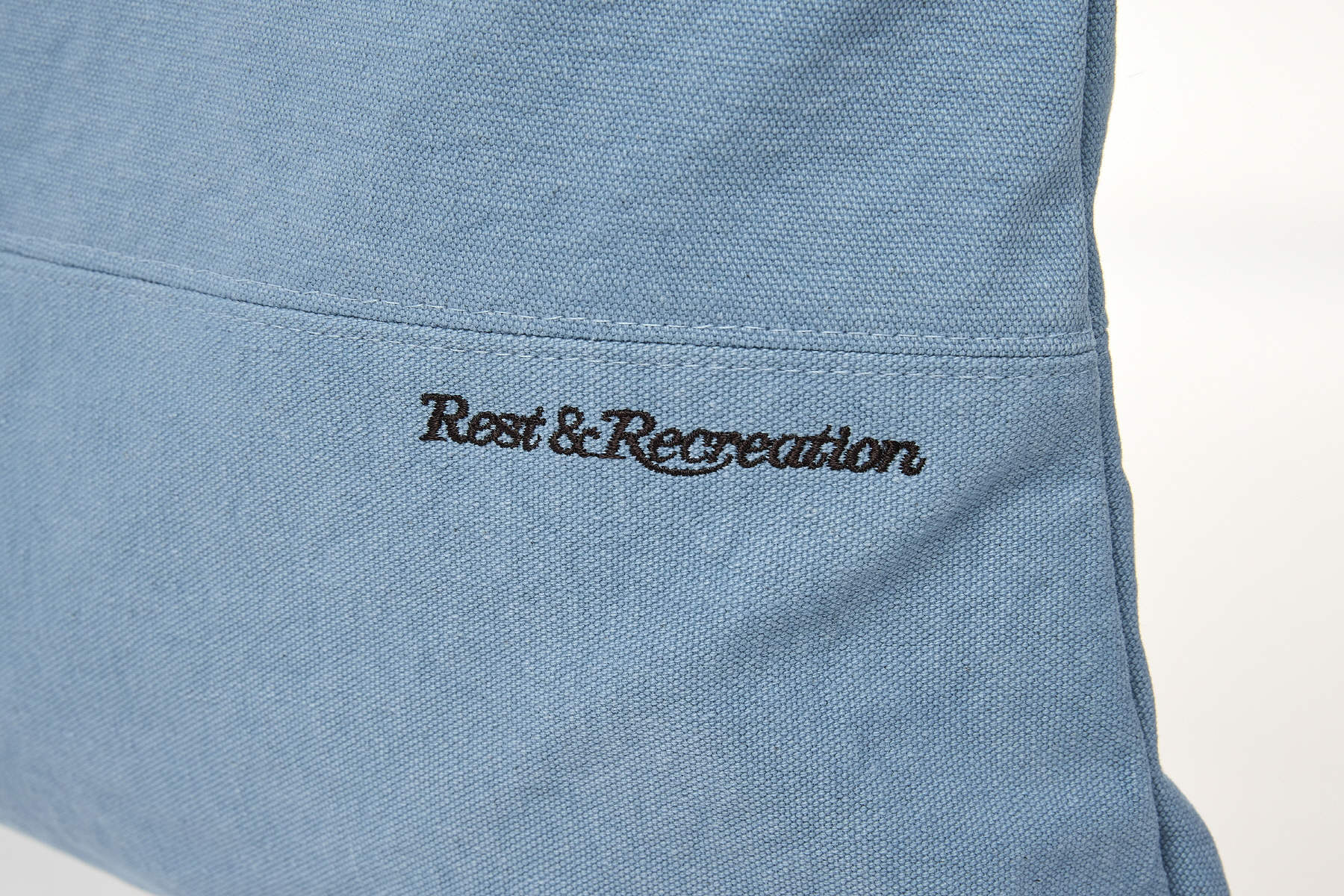 ■Rest & Recreation■ COTTON SHOULDER BAG SKY BLUE RR251AC0 COTTON SHOULDER BAG - SKY BLUE - rest and recreation