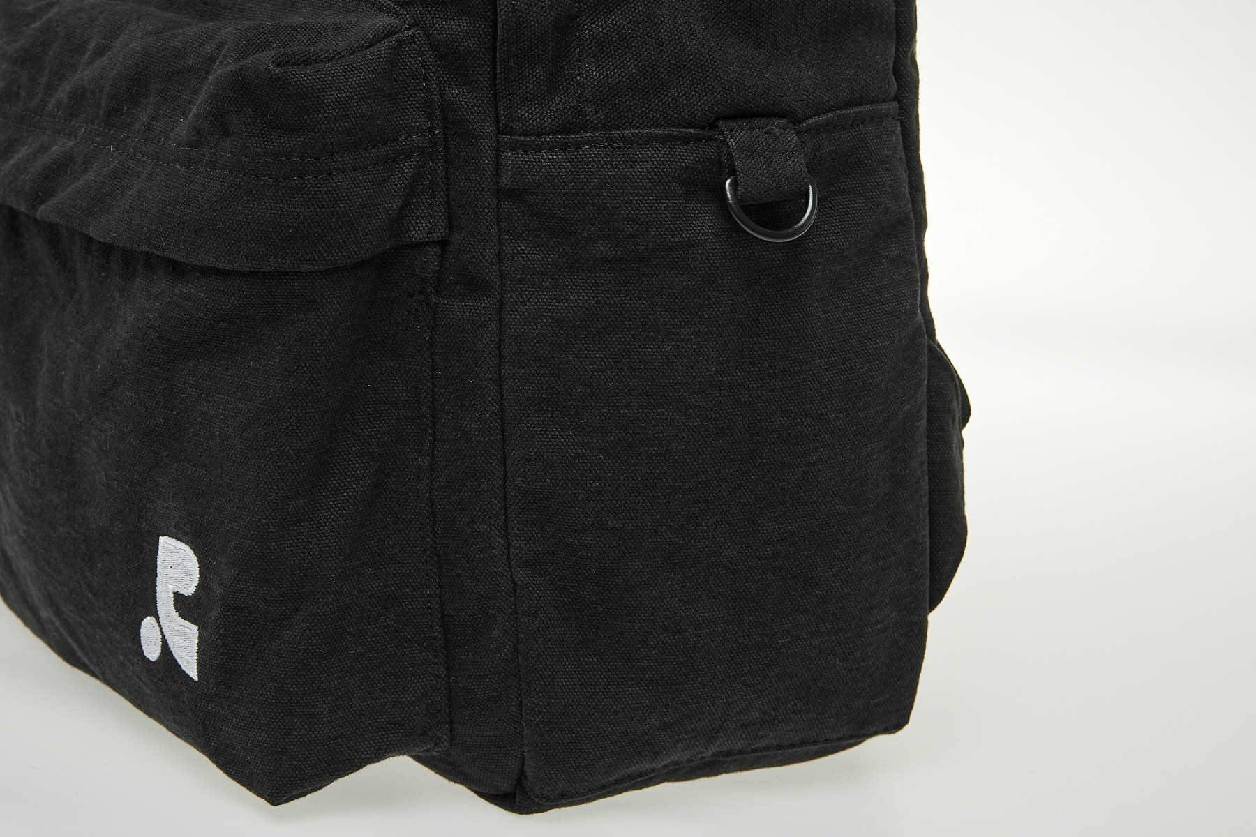 ■Rest & Recreation■ WASHED COTTON BACKPACK BLACK RR251AC0 WASHED COTTON BACKPACK - BLACK - rest and recreation