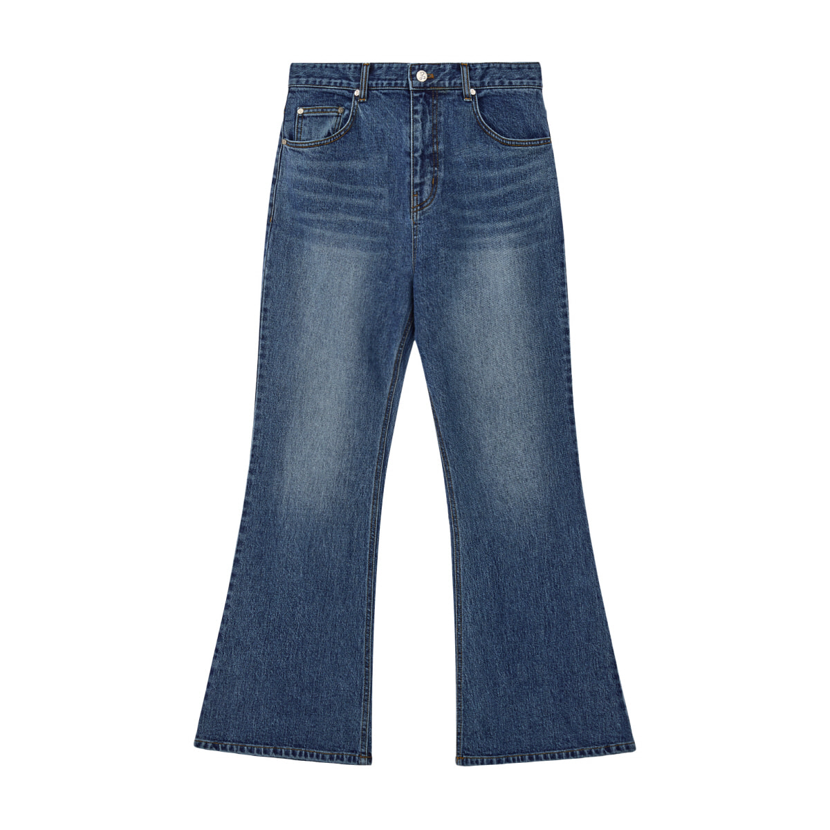 ★韓国人気★Rest & Recreation★WIDE FLARE JEANS WIDE FLARE JEANS - BLUE - rest and recreation