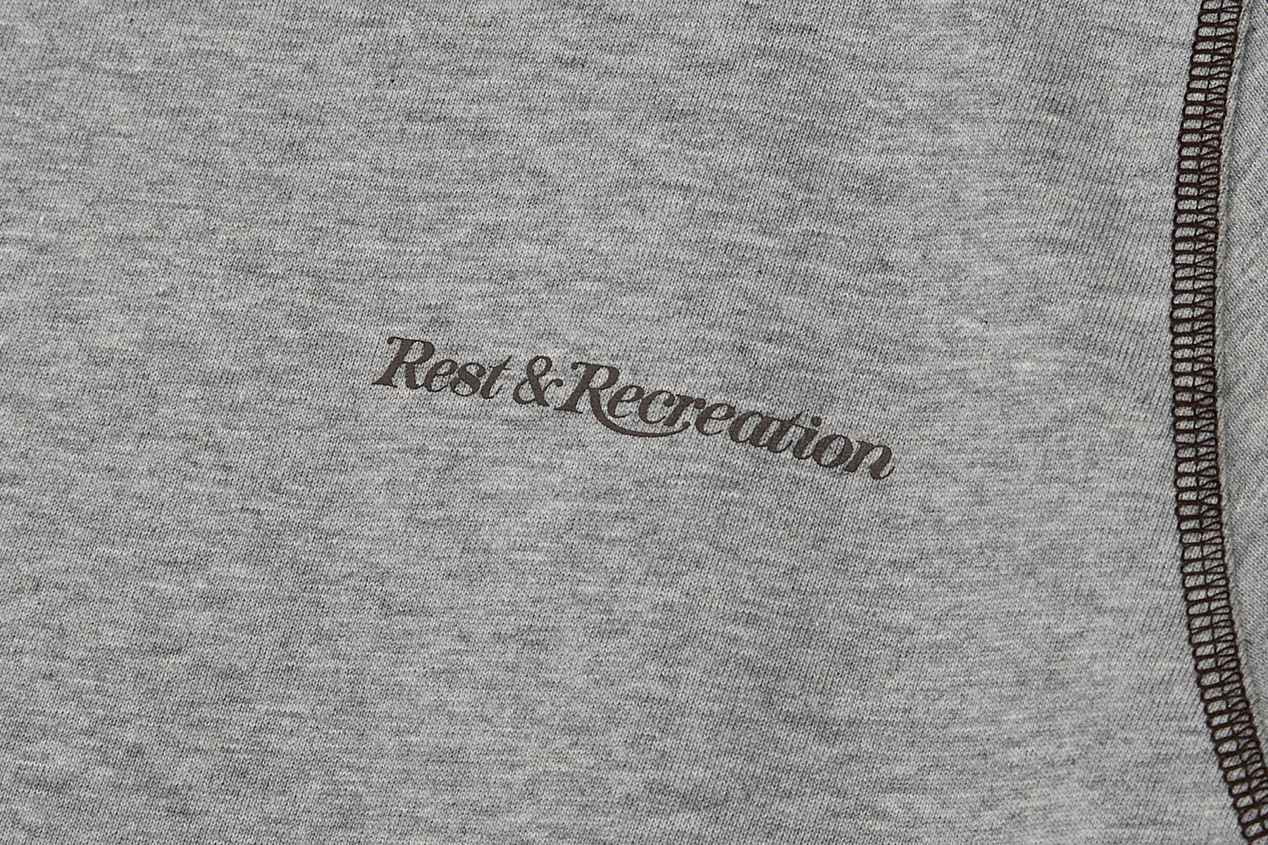 [Rest & Recreation] COLOR STITCH T-SHIRT ★大人気★ COLOR STITCH T-SHIRT - BLACK - rest and recreation